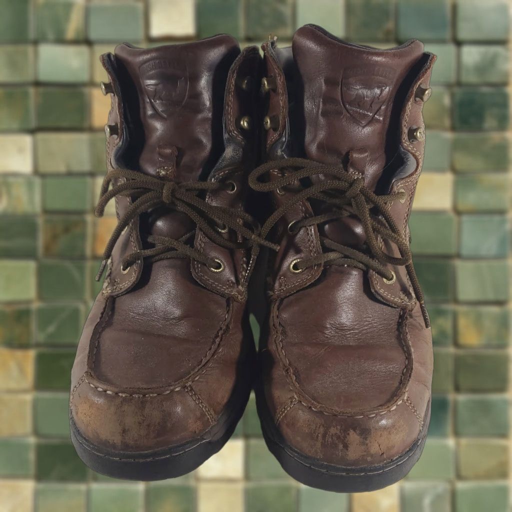 Vintage Irish Setter Chukka Boots Brown Mens 10.5 Leather Waterproof Soft Paw Mens Boot Brown Leather Waterproof 10.5 Irish Setter Size US 11 / EU 44 - 1 Thumbnail