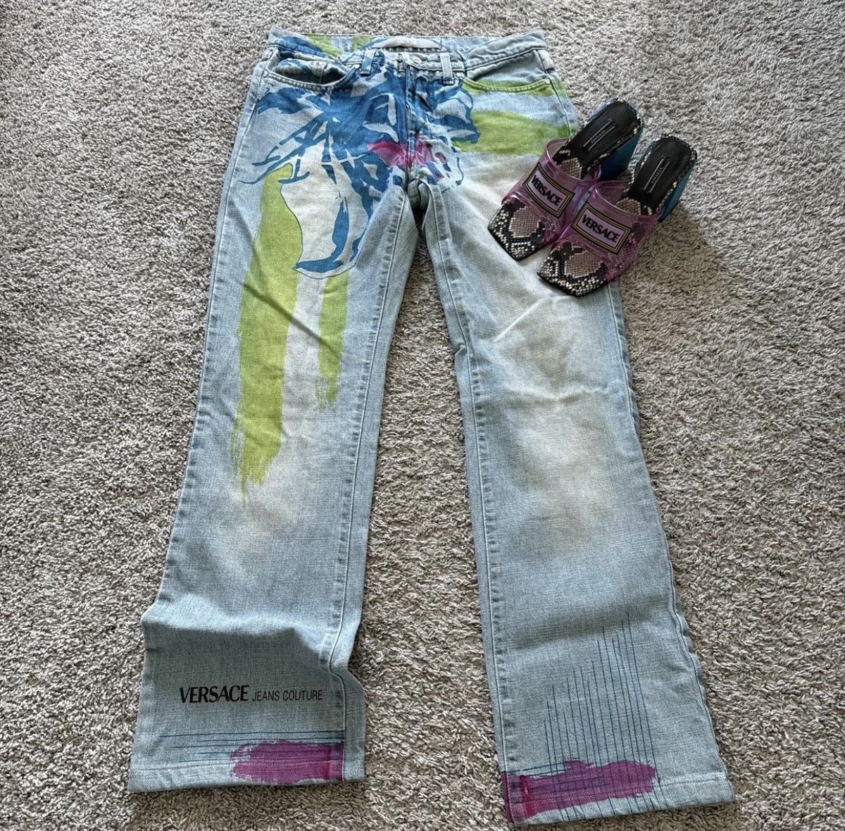 Versace Jeans Couture Versace Vintage Jeans Size 27" / US 4 / IT 40 - 1 Thumbnail