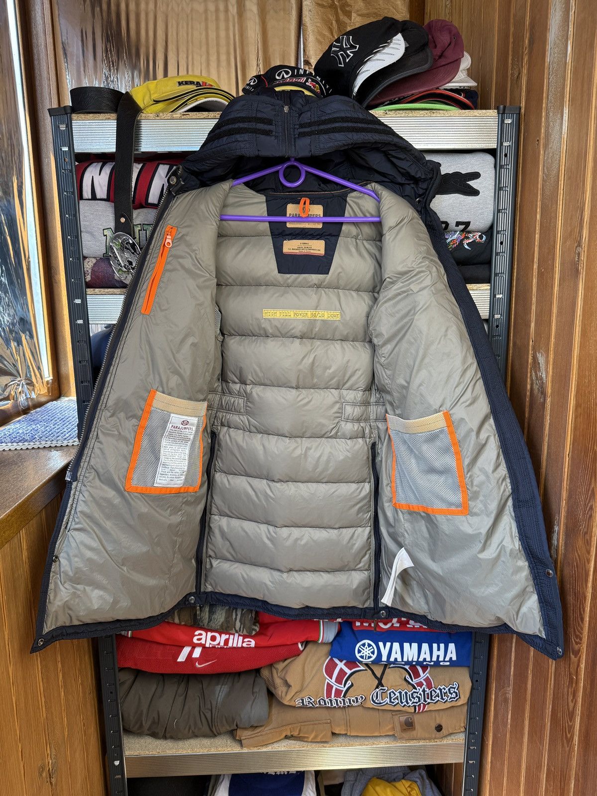 Parajumpers Parajumpers Puffer Down Jacket Super Lightweight Beige Logo Size XS / US 0-2 / IT 36-38 - 12 Thumbnail