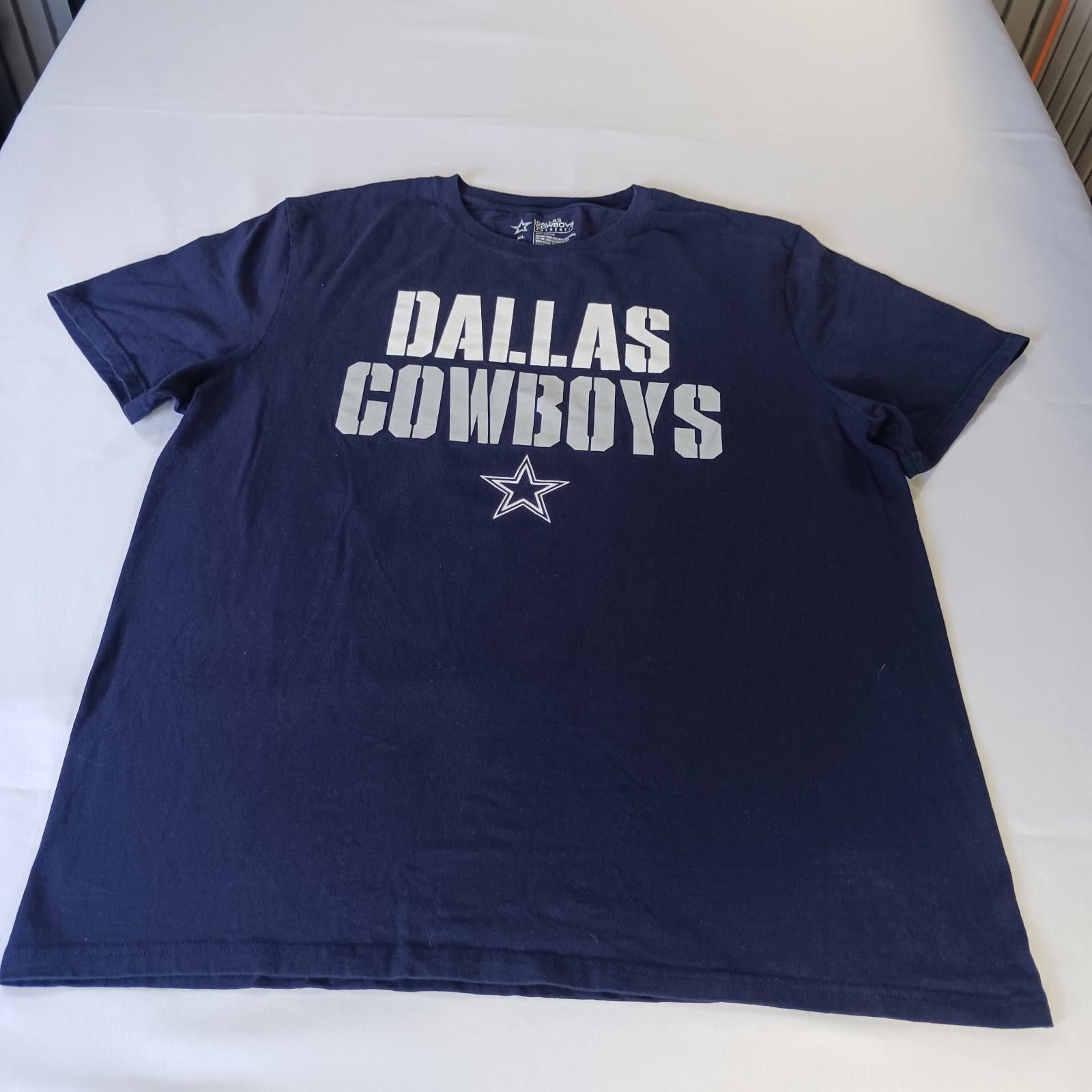 Other Dallas Cowboys Authentic Men’s Navy Blue Cowboys T-Shirt XL Size ONE SIZE - 9 Thumbnail