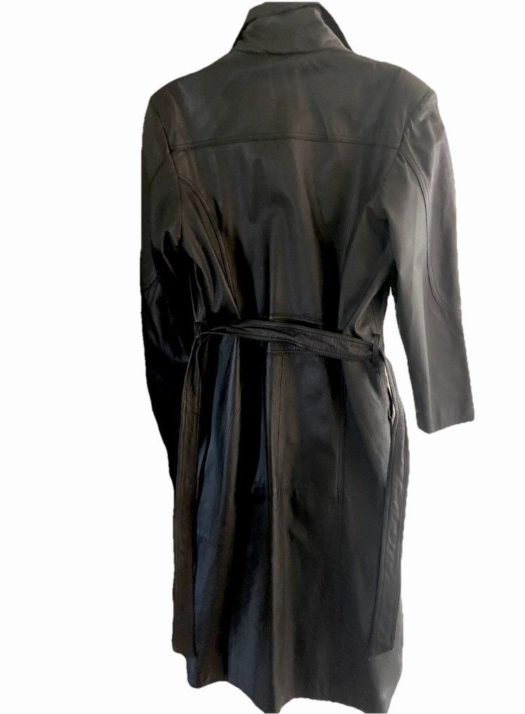 Other New York Direct Action Genuine Leather Long Coat Black L Size US L / EU 52-54 / 3 - 3 Thumbnail