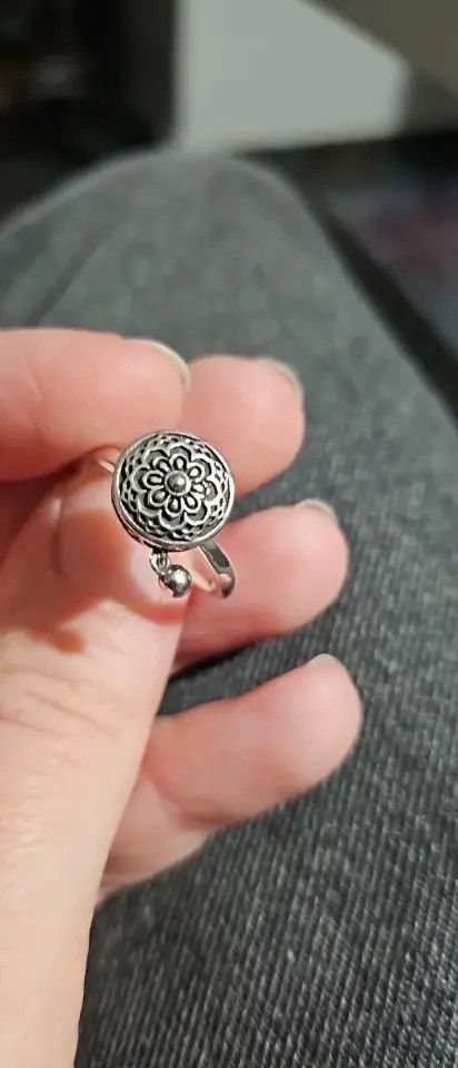 Other Retro Rotatable Lotus Ring Size ONE SIZE - 5 Thumbnail