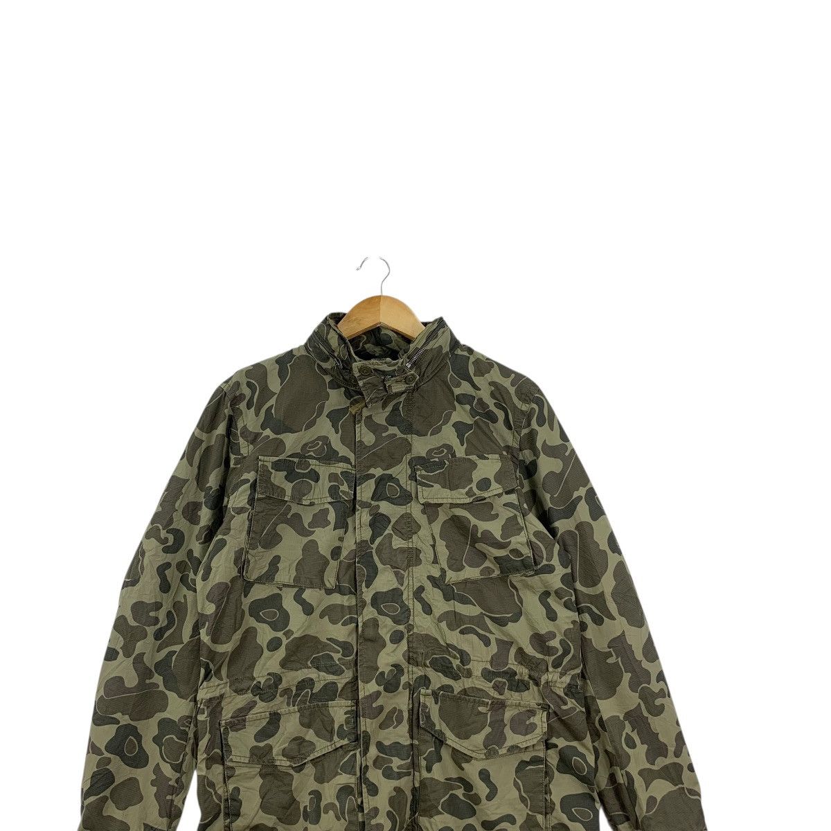 Gap Vintage GAP DUCK FROGSKIN Camouflage Outdoor Jacket Heavy Size US M / EU 48-50 / 2 - 2 Thumbnail