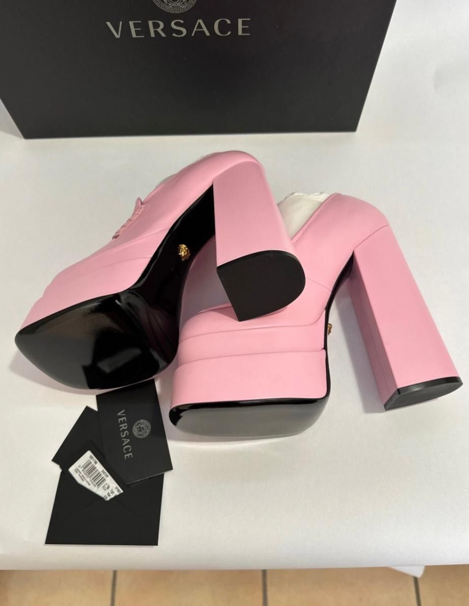 Versace Versace double platform loafers shoes Size US 7.5 / IT 37.5 - 2 Thumbnail