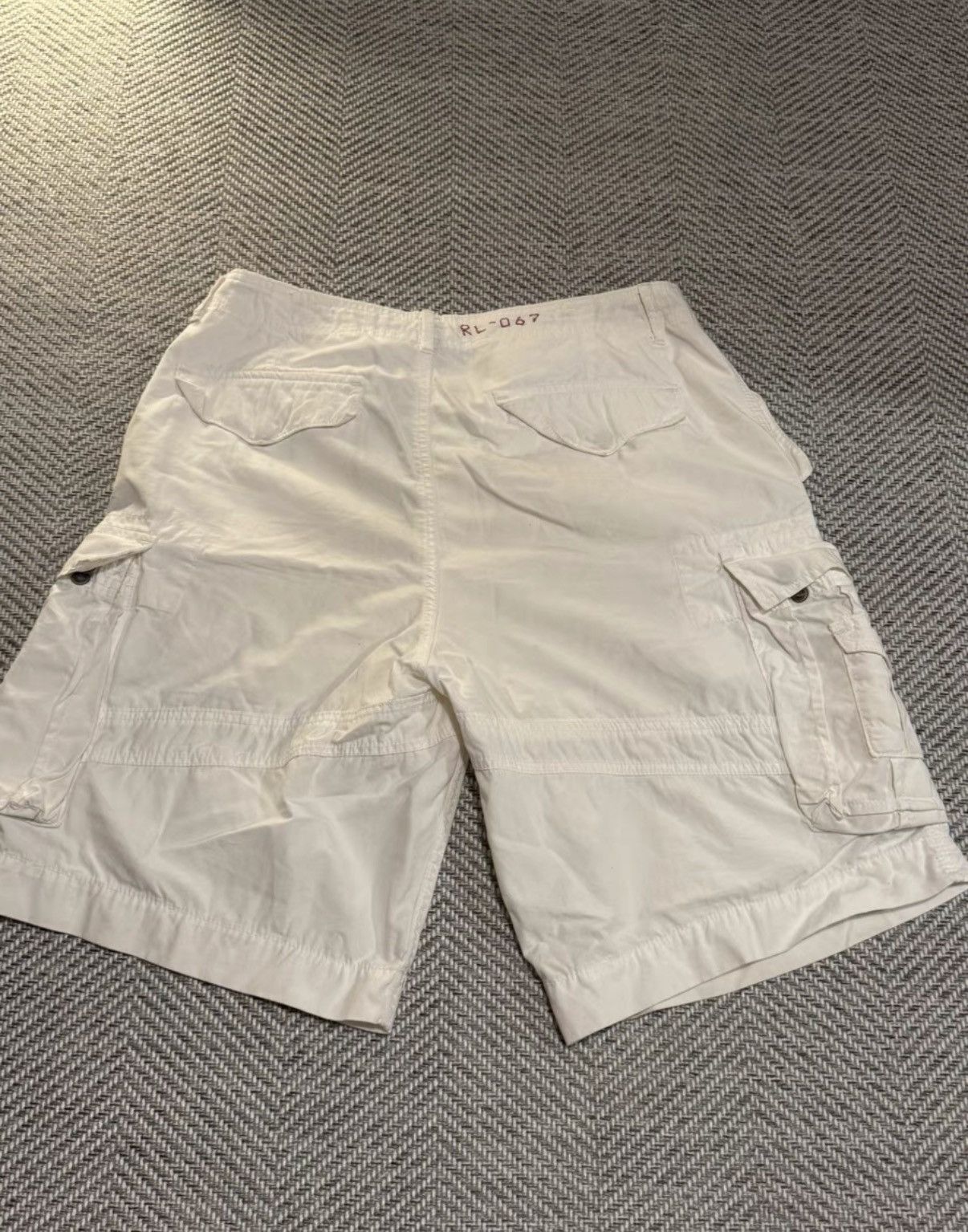 Ralph Lauren Ralph Lauren RL-067 White Cargo Shorts K24 Size US 34 / EU 50 - 7 Thumbnail
