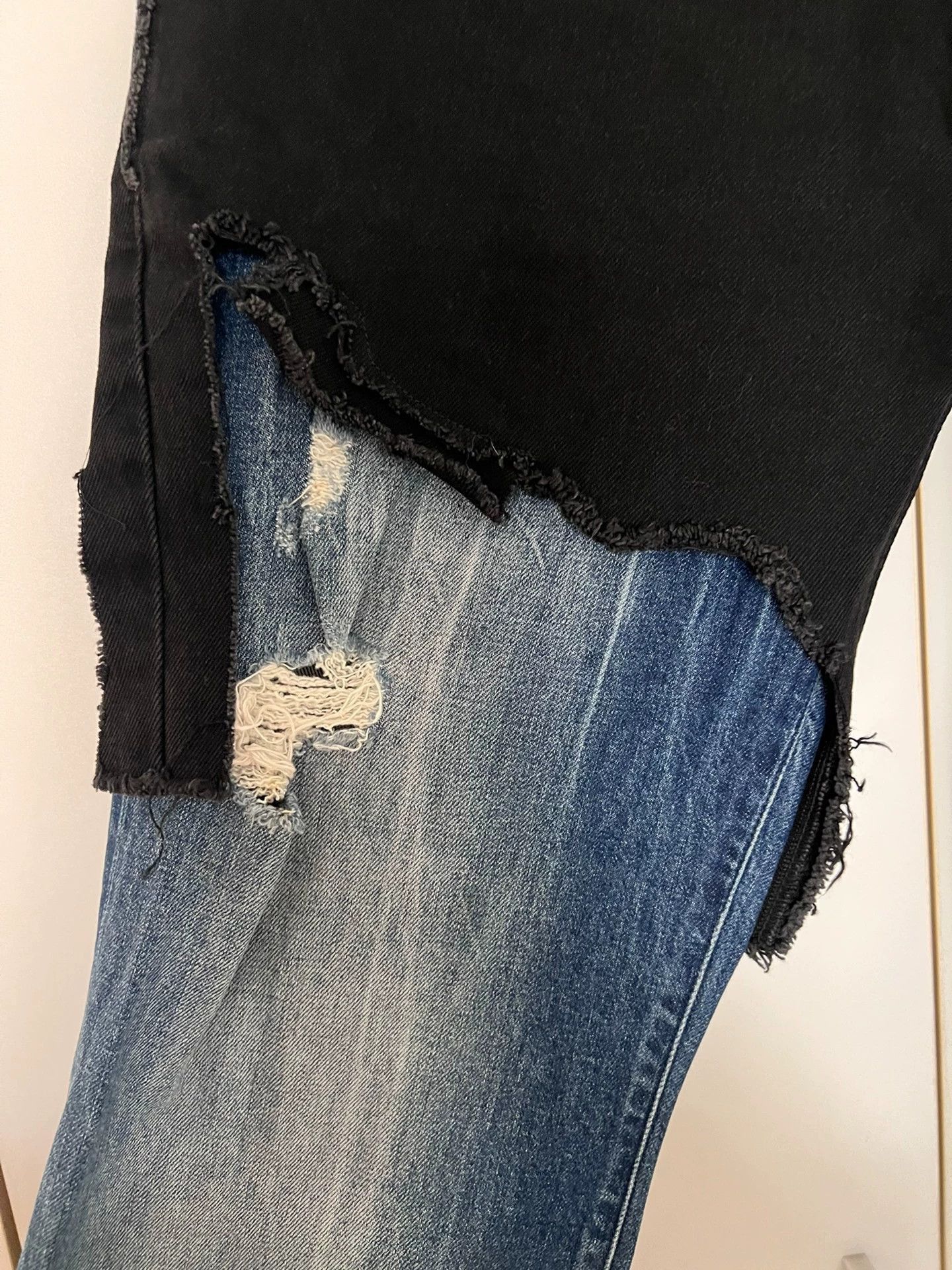Raf Simons Raf Simons Out-of-print double-layer damaged pants-2505 Size US 32 / EU 48 - 2 Thumbnail