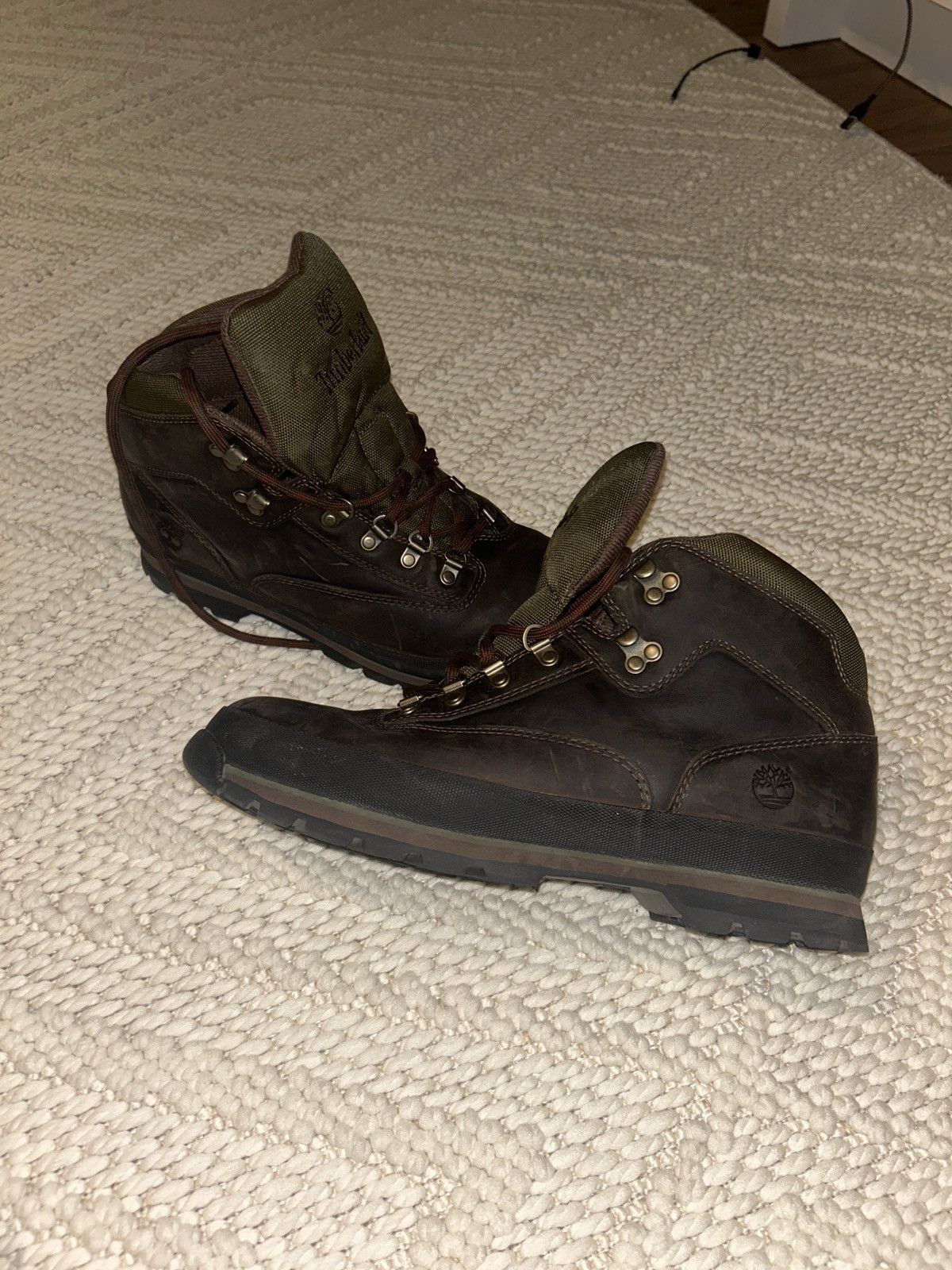 Timberland Timberland Euro Hiker Boots – Brown – Size 11.5 Size US 11.5 / EU 44-45 - 2 Thumbnail
