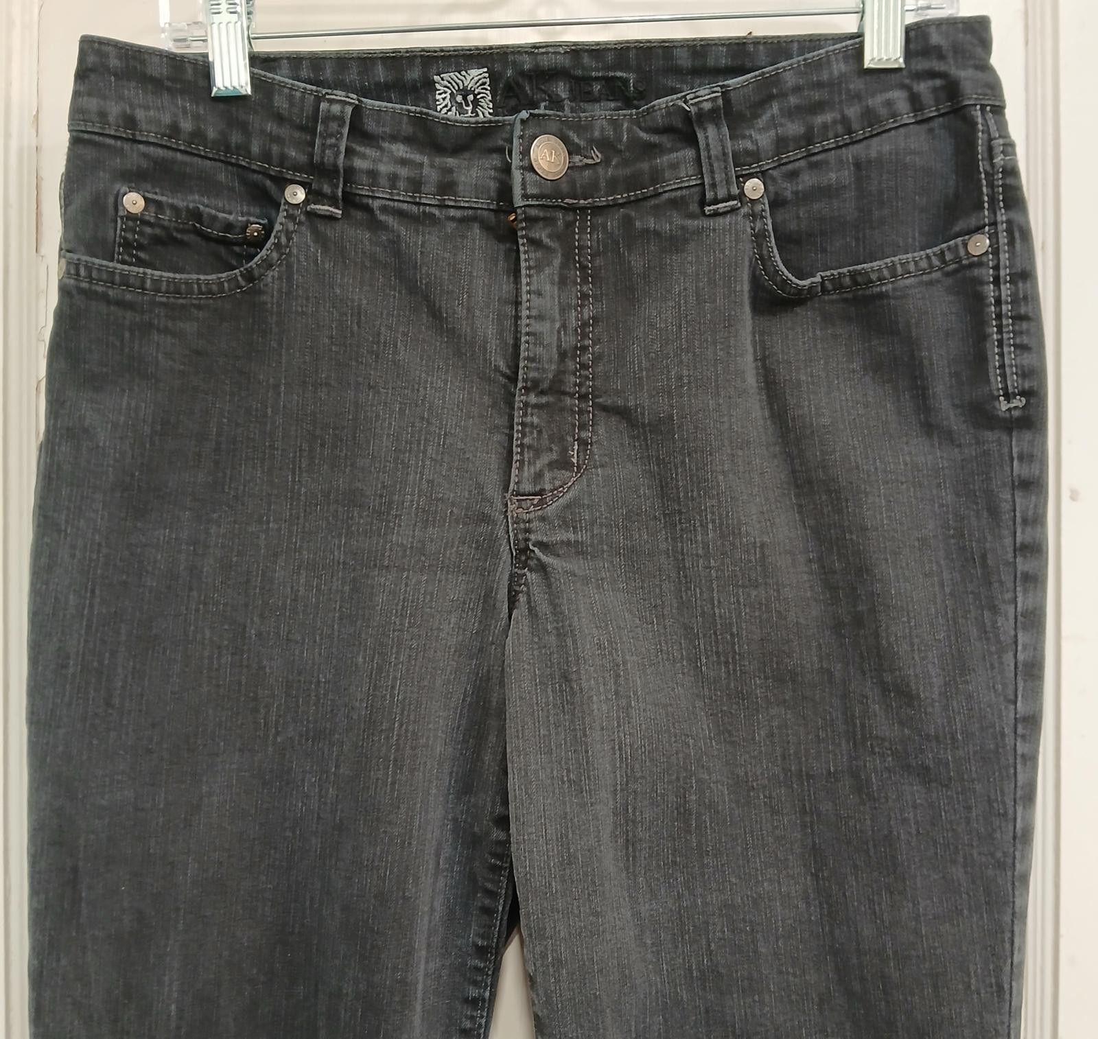 Designer Black AK Jeans Modern Sophisticate Boot Cut Jeans - Size 10 Size 32" / US 10 / IT 46 - 2 Thumbnail