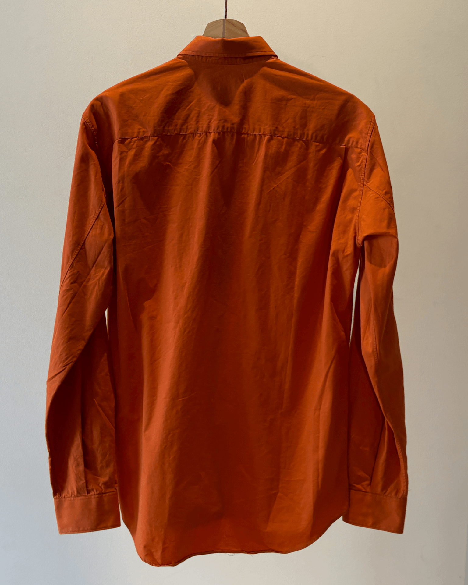 Helmut Lang 04/05 Orange Logo Shirt Size US S / EU 44-46 / 1 - 2 Thumbnail