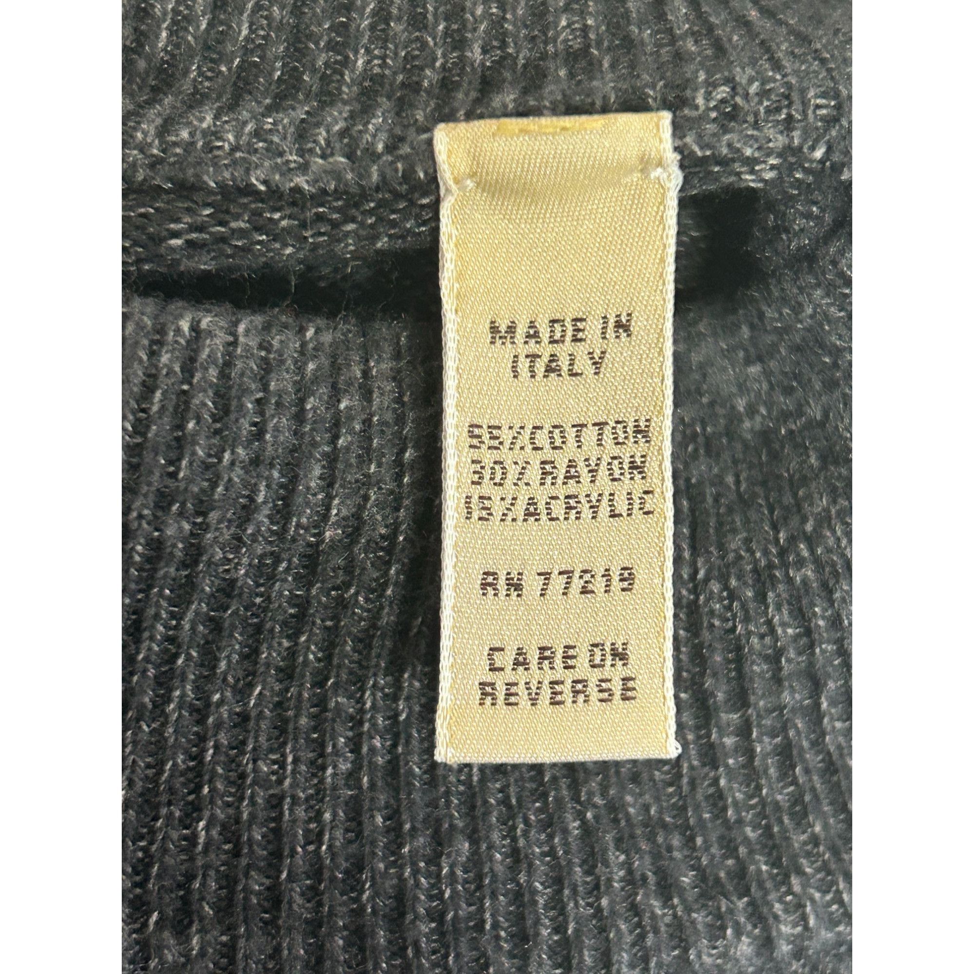 Pronto Uomo Pronto Uomo Men's Long Sleeve Mock Neck Sweater in Dark Gray Size US XL / EU 56 / 4 - 4 Thumbnail