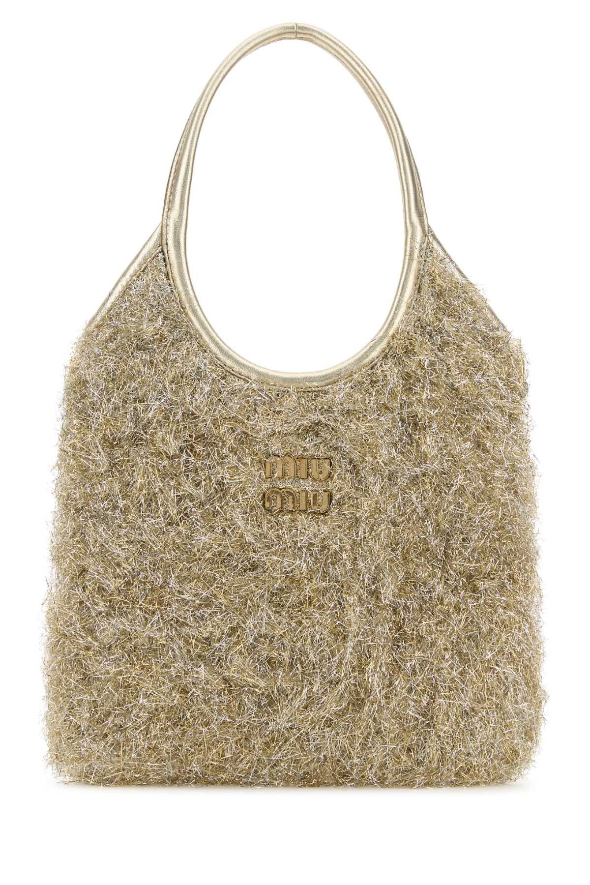 Miu Miu Embellished Fabric Handbag Size ONE SIZE - 1 Thumbnail