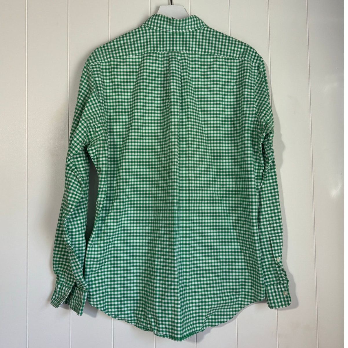 Ralph Lauren Ralph Lauren Men’s XL Green White Gingham Classic Fit Shirt Size US XL / EU 56 / 4 - 3 Thumbnail