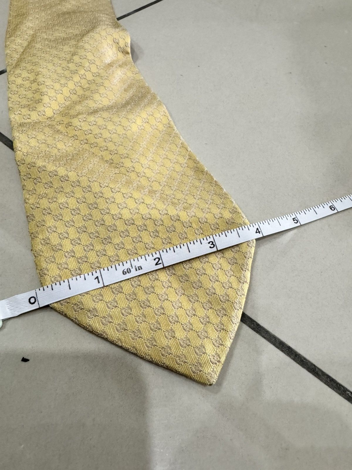 Gucci GUCCI FULL MONOGRAM NECK TIE Size ONE SIZE - 5 Thumbnail