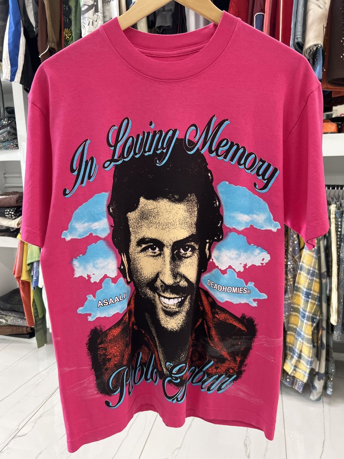 Asaali Dead Homies LA Pablo Escobar Tee Size US S / EU 44-46 / 1 - 1 Thumbnail