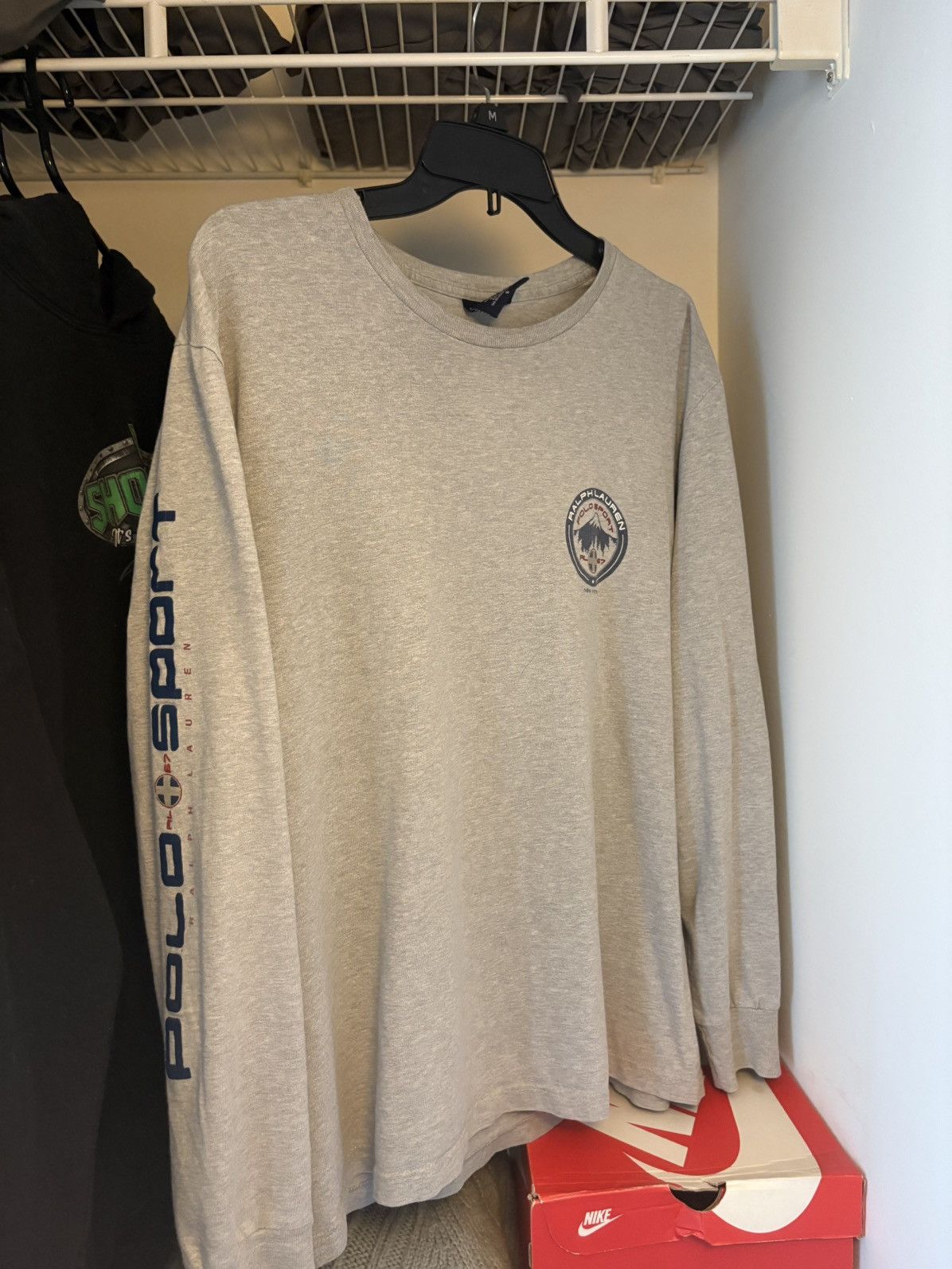 Polo Ralph Lauren RALPH LAUREN POLO SPORT LONG SLEEVE GRAY T-SHIRT Size US S / EU 44-46 / 1 - 1 Thumbnail