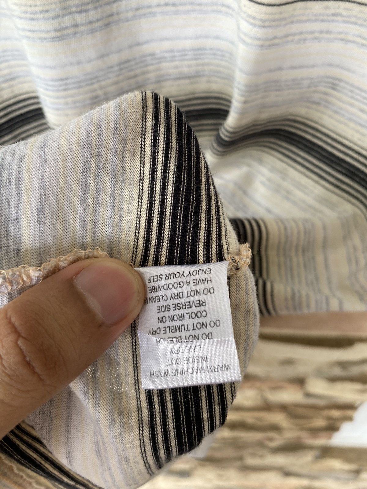 Stussy Vintage Stussy Stripe Tshirt Size US L / EU 52-54 / 3 - 13 Thumbnail