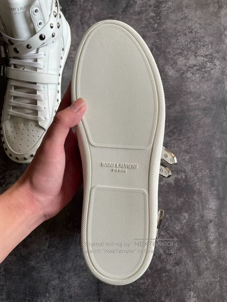 Saint Laurent Paris Saint Laurent Paris Carved stud flat shoes Size US 8 / EU 41 - 5 Thumbnail