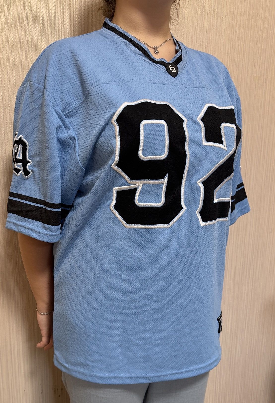 Japanese Brand × Vintage Los Angeles futuristic distressed jersey Size US XL / EU 56 / 4 - 11 Thumbnail