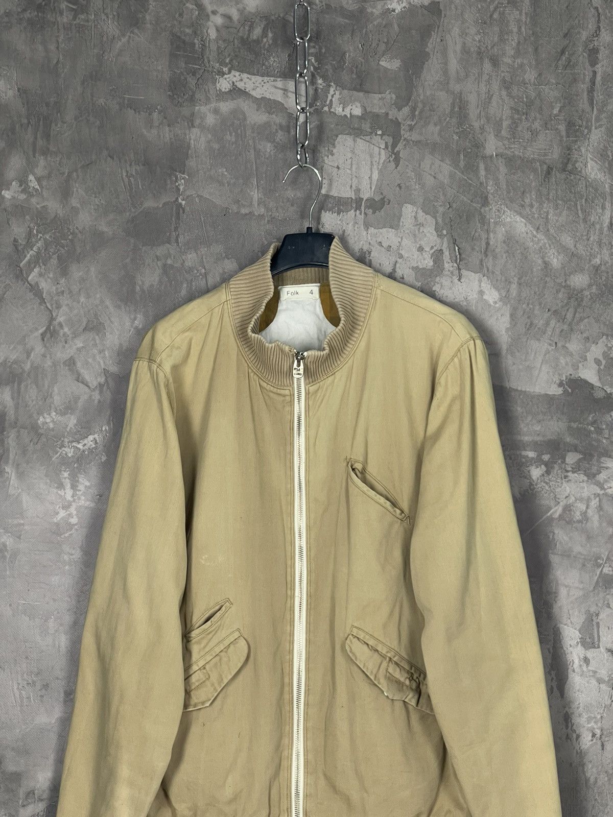 Folk × Japanese Brand Folk Japanese Materials Made Cotton Heavy Avant Garde Jacket Size US XL / EU 56 / 4 - 2 Thumbnail