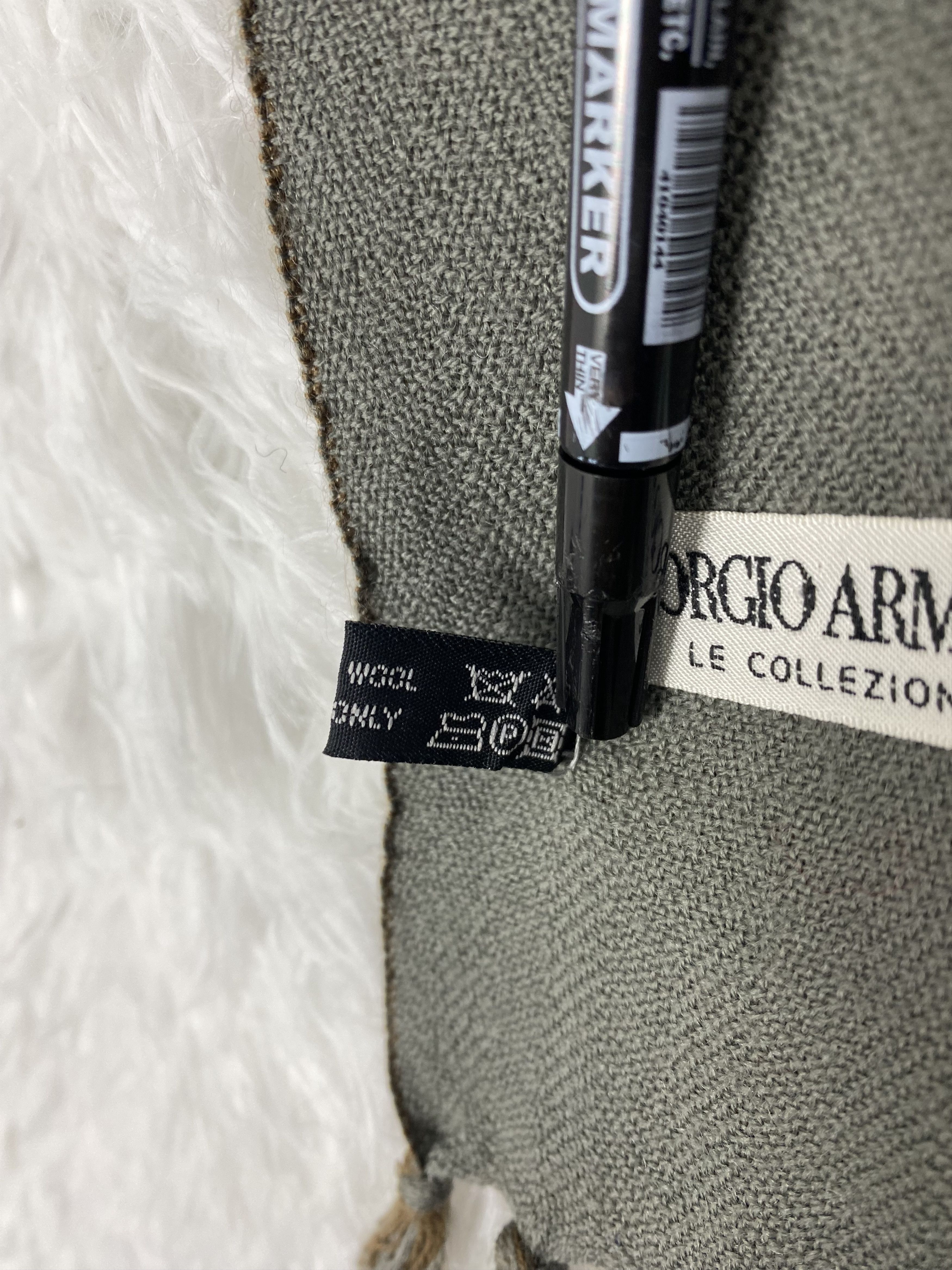 Giorgio Armani Vintage Giorgio Armani Scarf / Muffler Neckwear PM0021 Size 26 - 3 Thumbnail