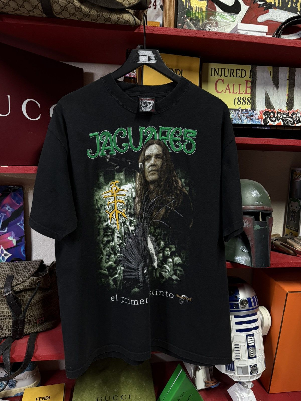 Vintage Vintage 2002 Jaguares Mexico Band T-Shirt Size XLarge Size US XL / EU 56 / 4 - 7 Thumbnail
