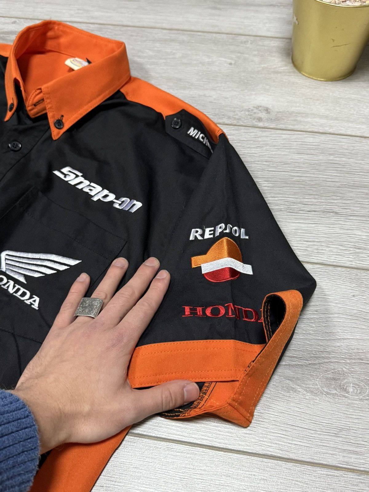 Honda Honda repsol vintage shirt buttons up Size US XXL / EU 58 / 5 - 4 Thumbnail