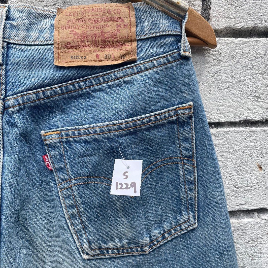 Levi's × Levi's Vintage Clothing × Vintage Size 28 Vintage Levis 501 Jeans Denim USA Size US 28 / EU 44 - 6 Thumbnail