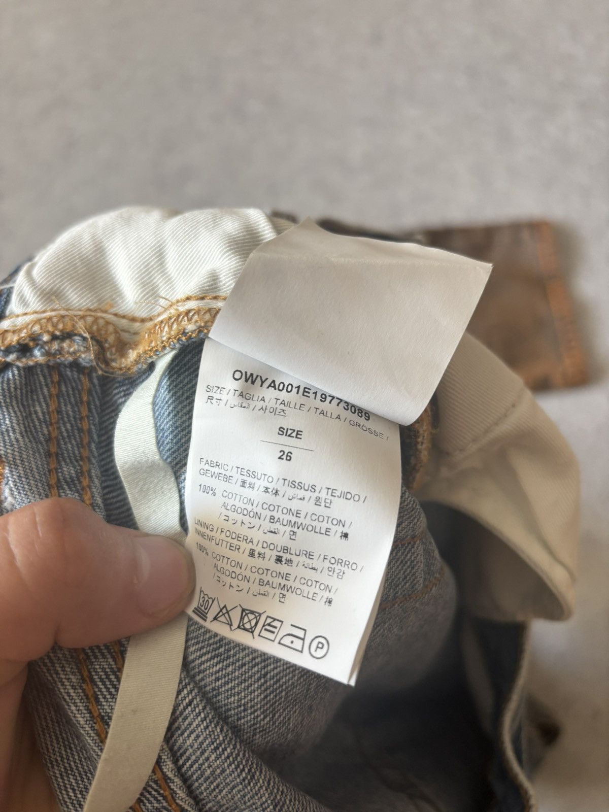 Off-White OFF-WHITE DEGRADE TWO-TONE JEANS Size 26" / US 2 / IT 38 - 8 Thumbnail