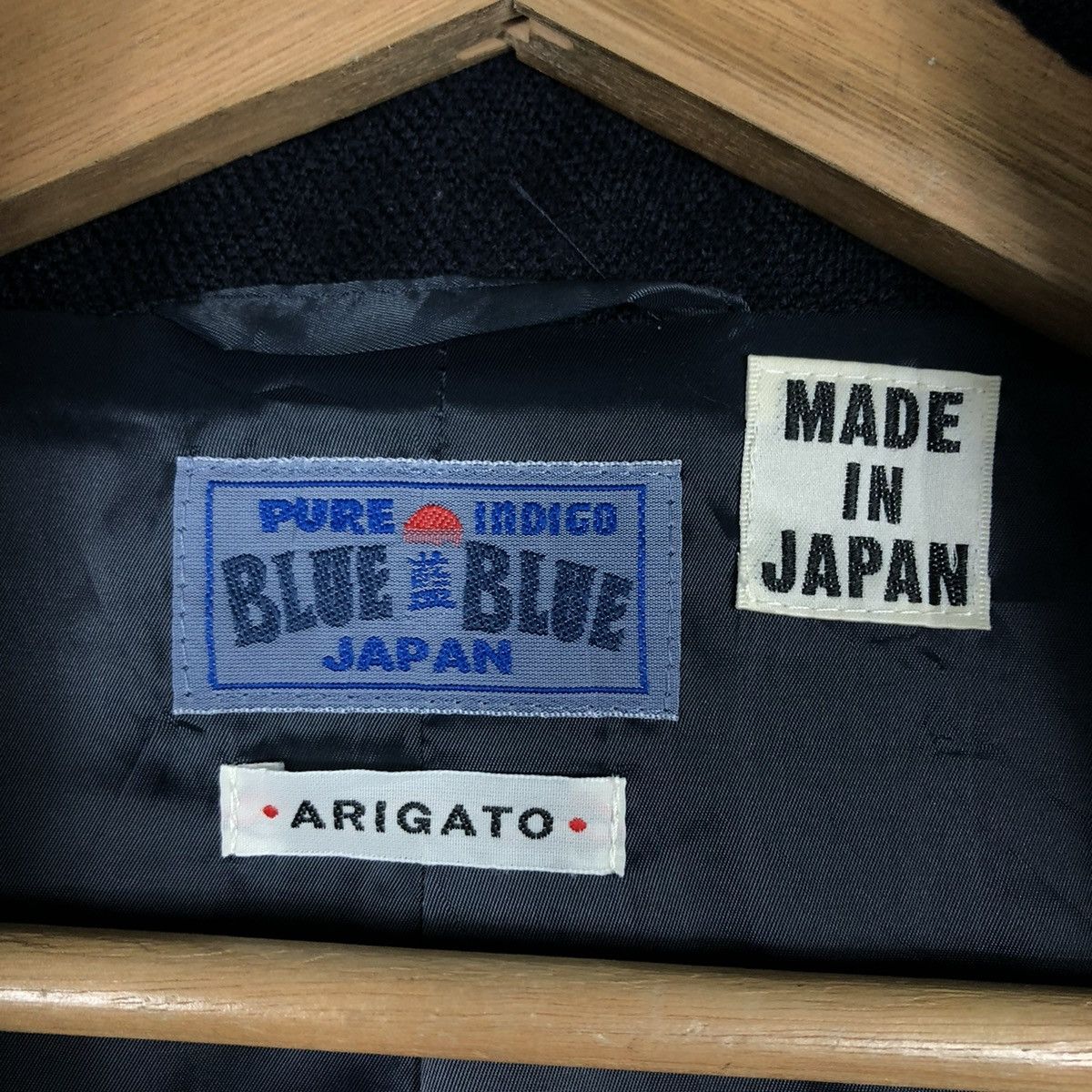 45rpm 🔥BLUE BLUE WOOL DOUBLE BREAST JACKET ARIGATO JAPAN Size US M / EU 48-50 / 2 - 12 Thumbnail