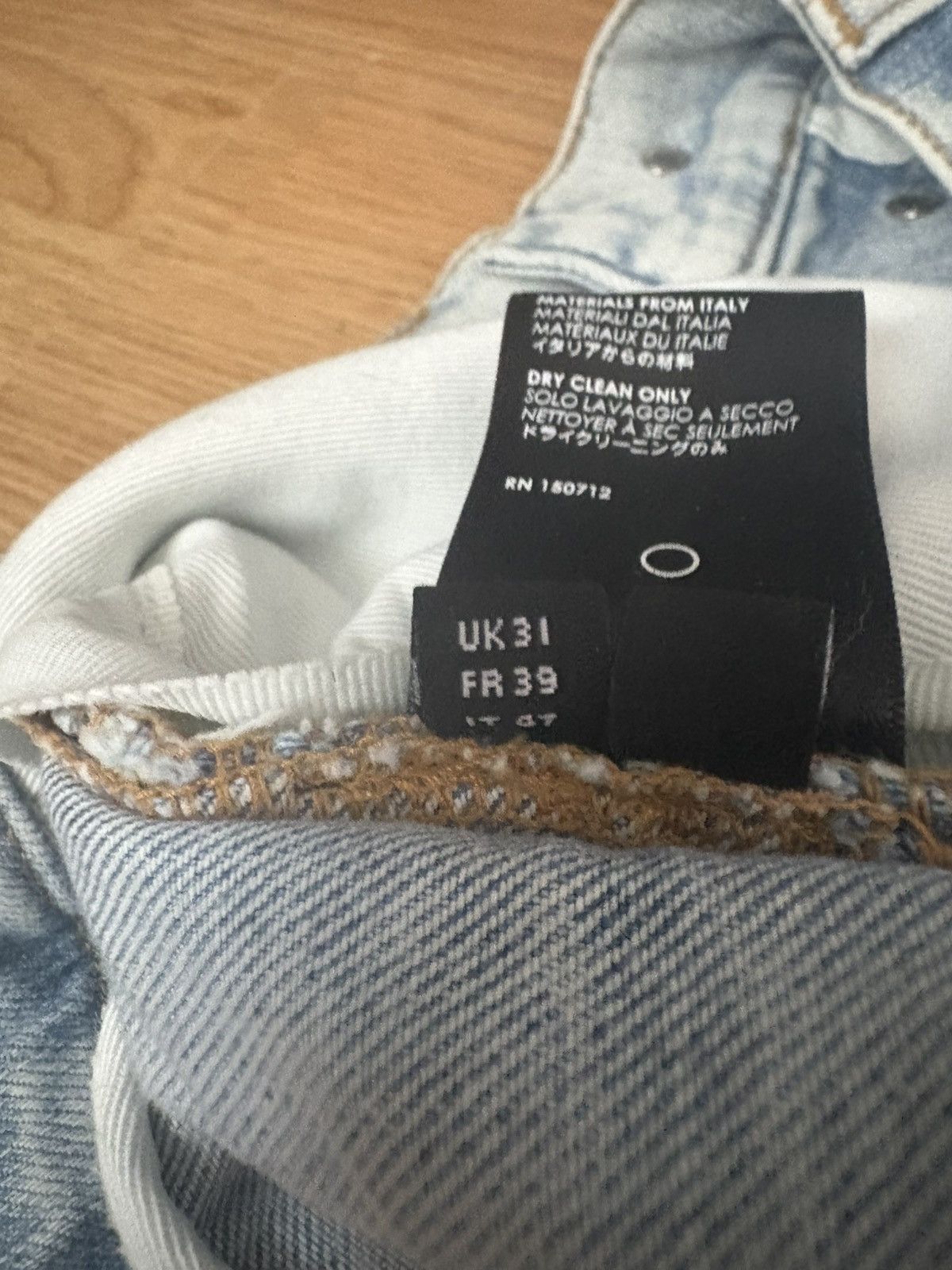 Amiri Amiri Trasher Plus Jean Vintage Sky Indigo Size US 31 - 6 Thumbnail