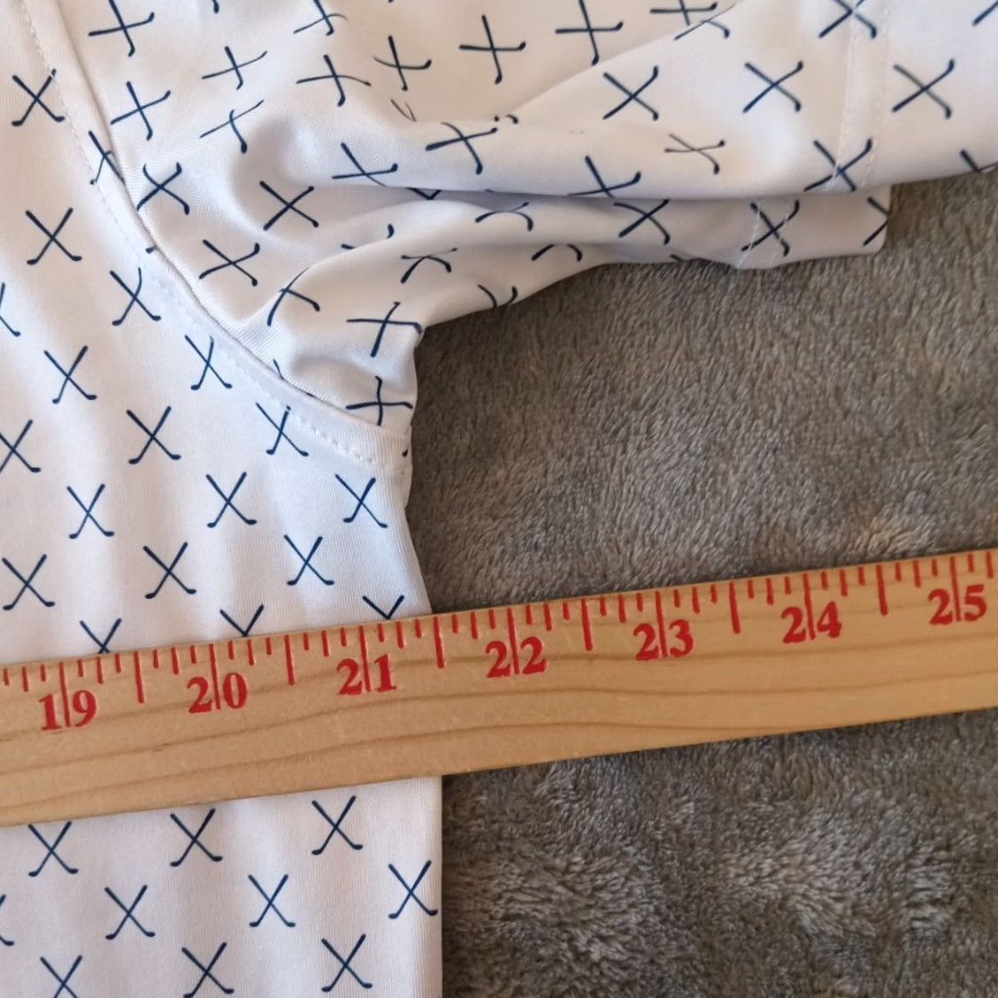 Vintage Maelreg Polo Shirt Mens M White Blue Geometric Short Sleeve Polo Casual Activewear Golf Rib Stretch Logo M Size US M / EU 48-50 / 2 - 7 Thumbnail
