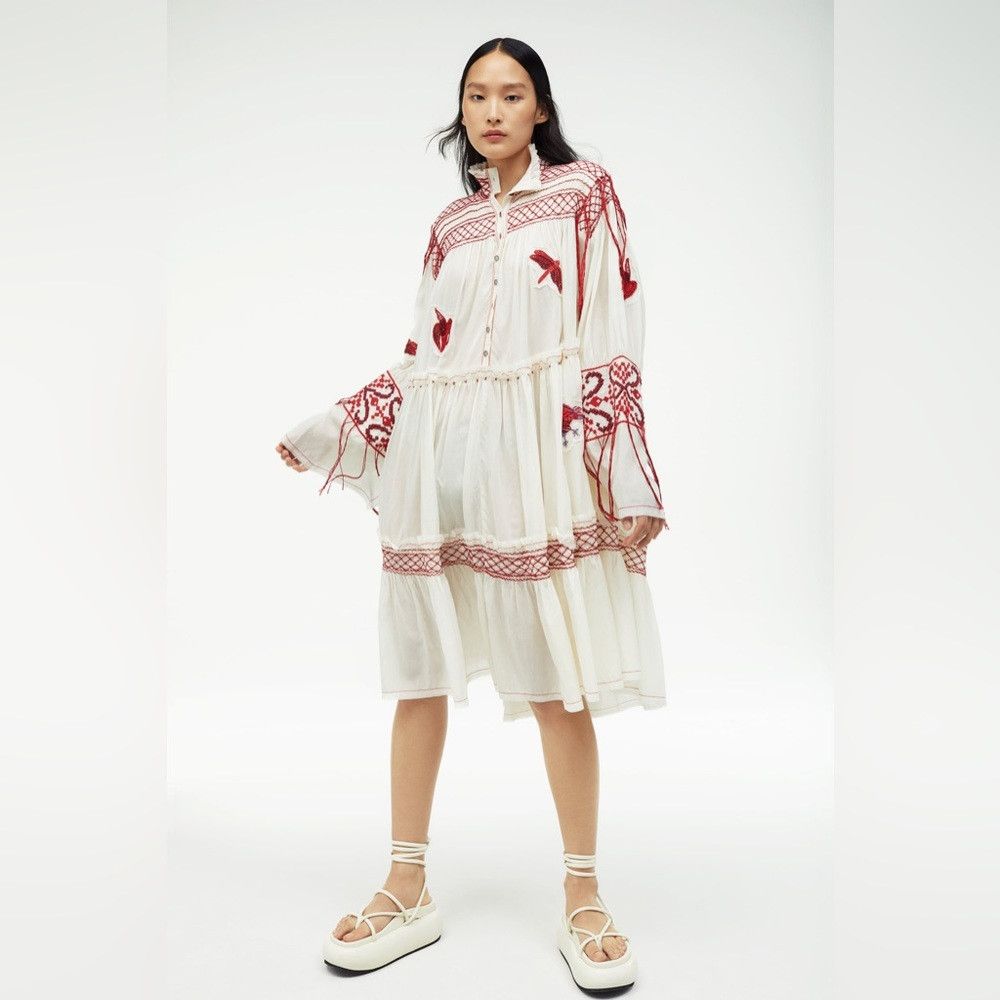 Zara Zara Atelier Embroidered Dress Limited Edition Size XS-S - Size XS / US 0-2 / IT 36-38 - 2 Thumbnail