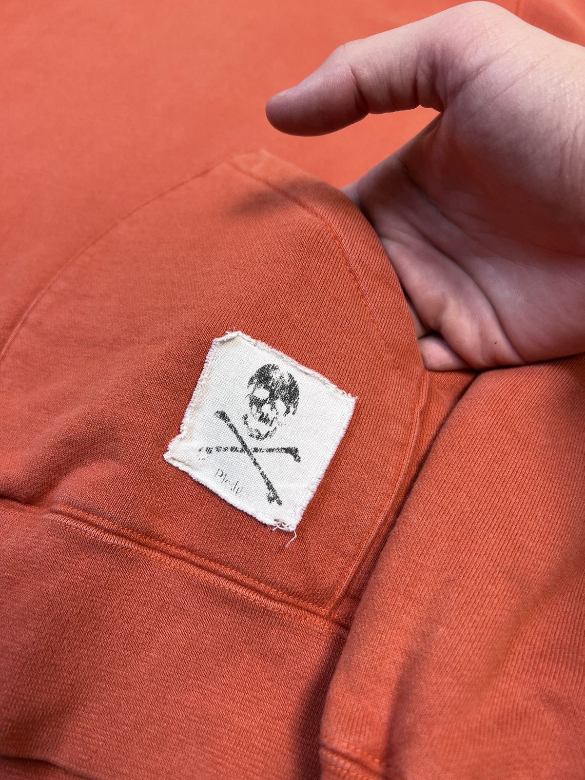 Pledge Pledge Japanese Scull Orange Heavy Hoodie Size US M / EU 48-50 / 2 - 6 Thumbnail