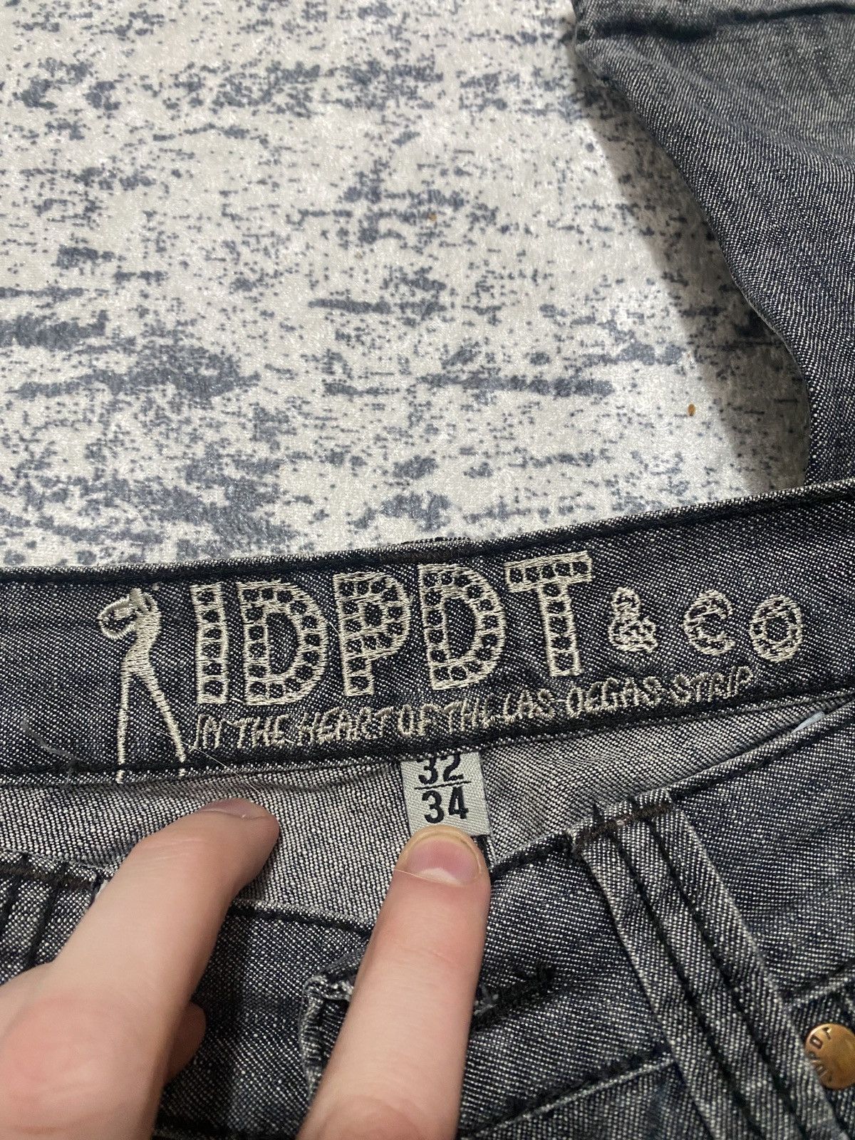 Japanese Brand × Vintage Washed Denim jeans IDPDT in The heart of las vegas strip Size US 32 / EU 48 - 2 Thumbnail