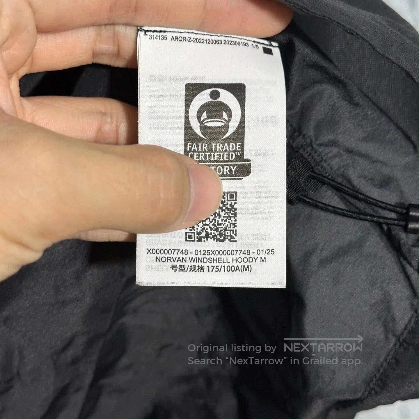 Arc'teryx Arcteryx Norvan Windshell Hoody Black Size M. Size US M / EU 48-50 / 2 - 7 Thumbnail