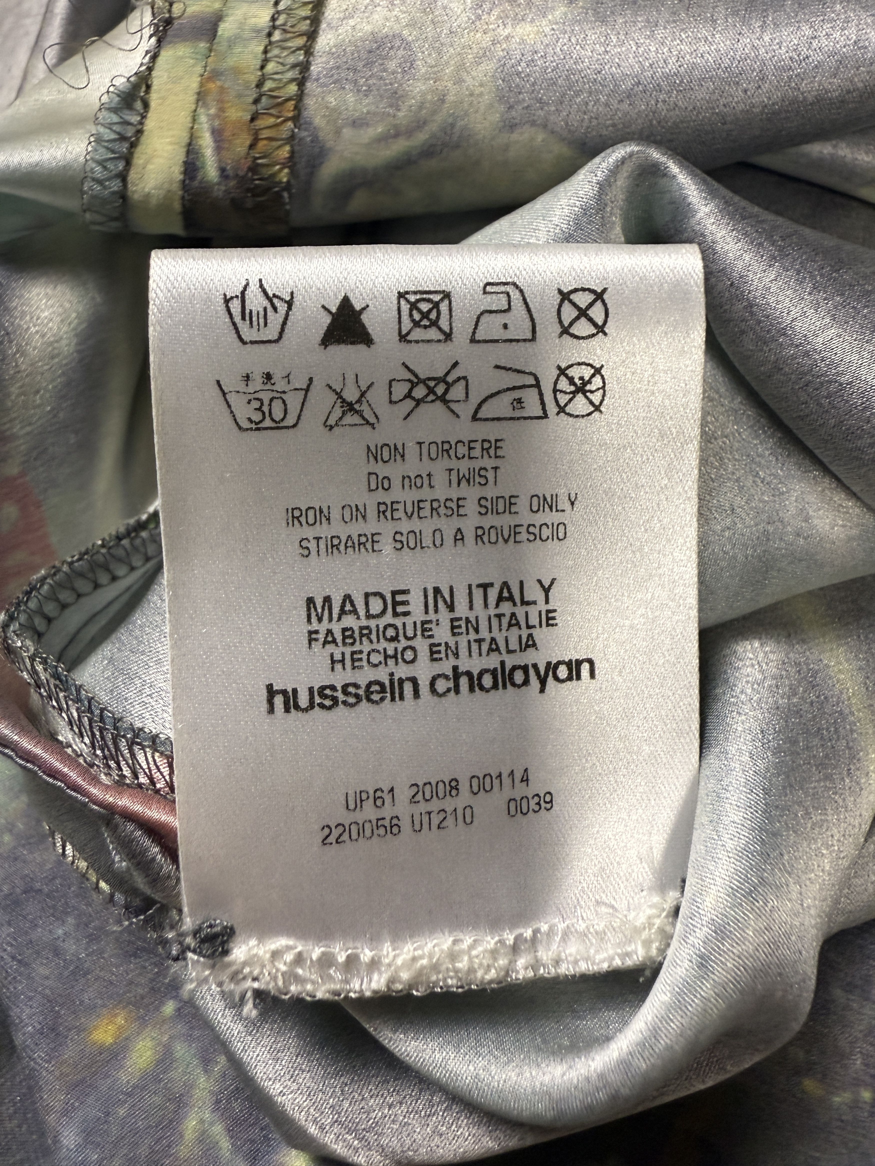 Hussein Chalayan 2009 Hussein Chalayan Printed Silk Tunic Rubber Ring Dress Size S / US 4 / IT 40 - 5 Thumbnail