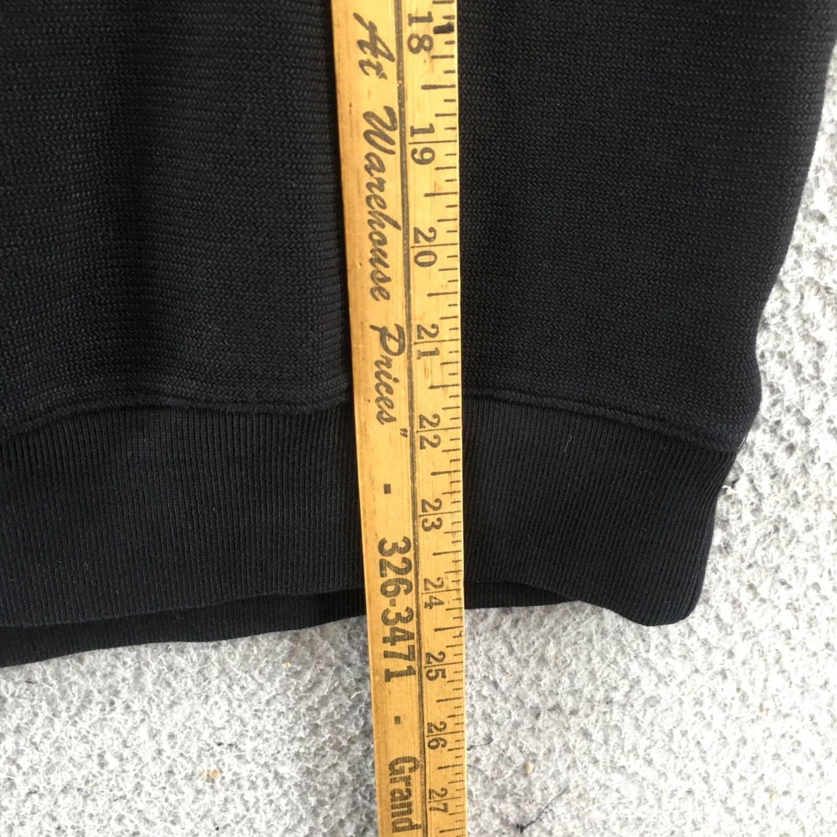Calvin Klein Calvin Klein Sweatshirt Mens Medium Solid Black Mock Neck Long Sleeves Pullover Size US M / EU 48-50 / 2 - 7 Thumbnail