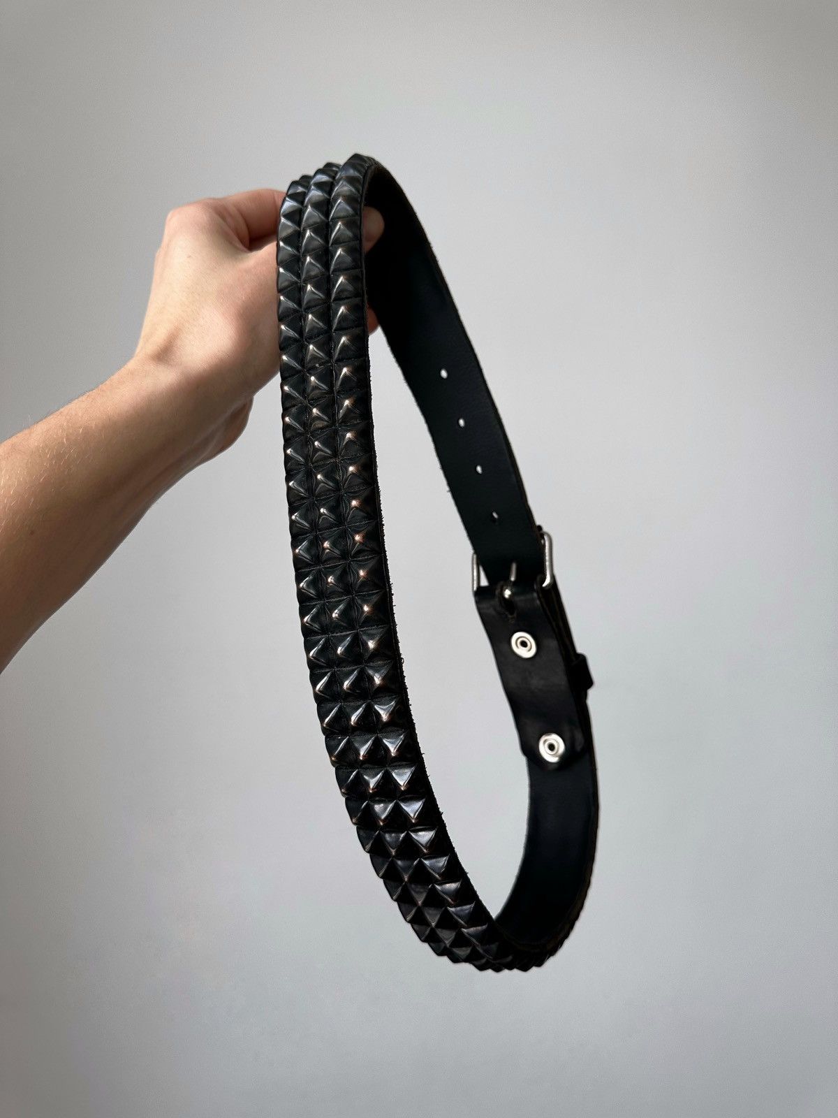 Japanese Brand × Tornado Mart Tornado Mart Black Leather Studded