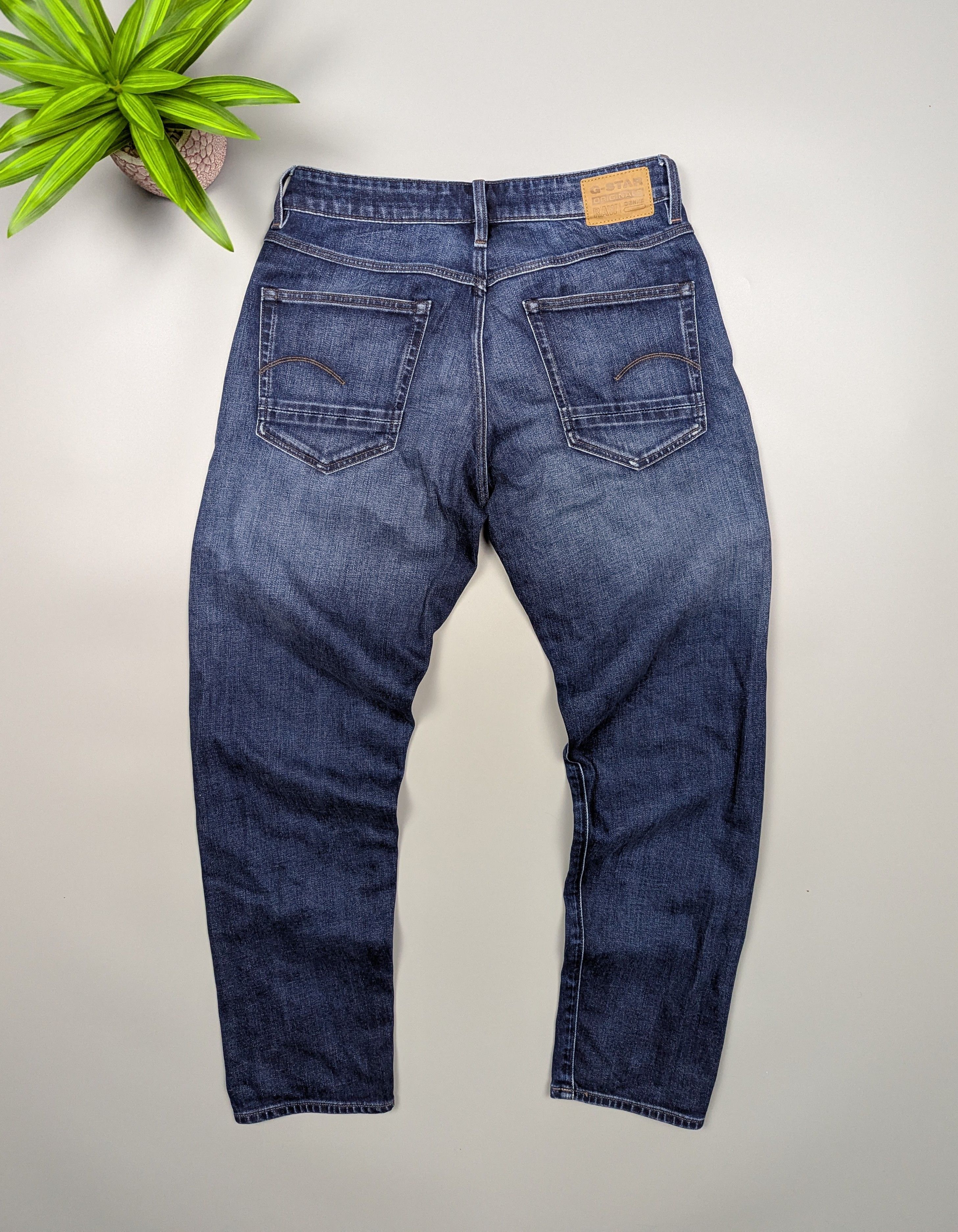 G-Star G-Star RAW KATE BOYFRIEND Women's Dark Blue Distressed Jeans Size 29" - 7 Thumbnail