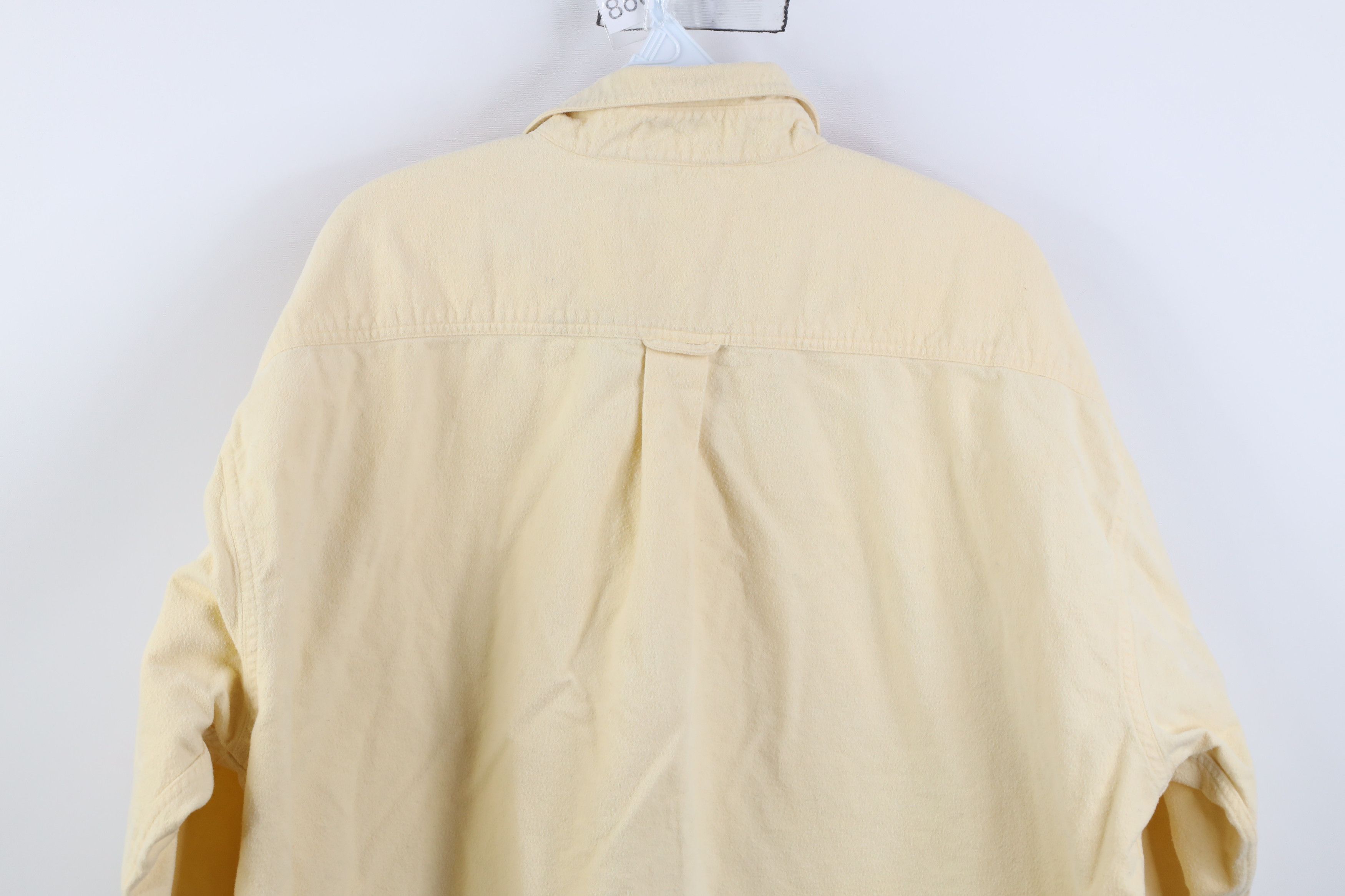 Vintage Vintage 70s Streetwear Chamois Cloth Button Shirt Yellow Size US XL / EU 56 / 4 - 13 Thumbnail