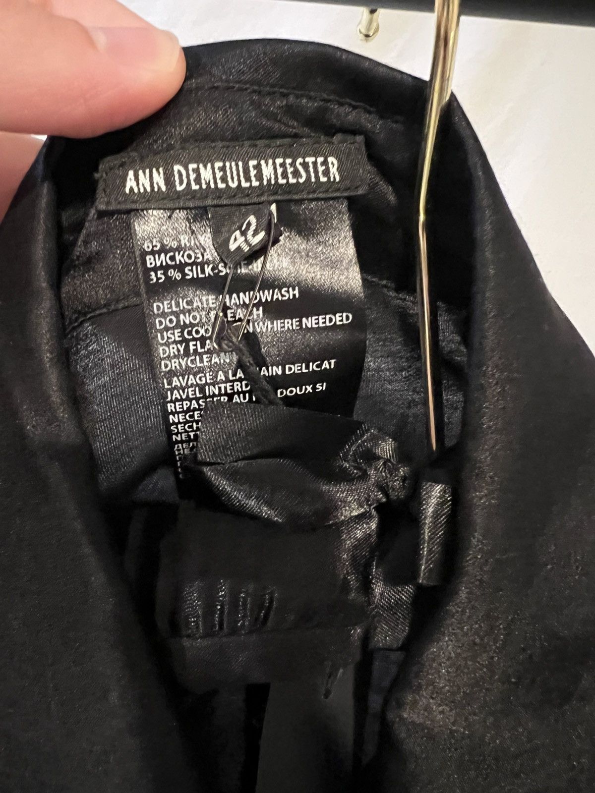 Ann Demeulemeester Asymmetrical NANETTE shirt Size US M / EU 48-50 / 2 - 3 Thumbnail