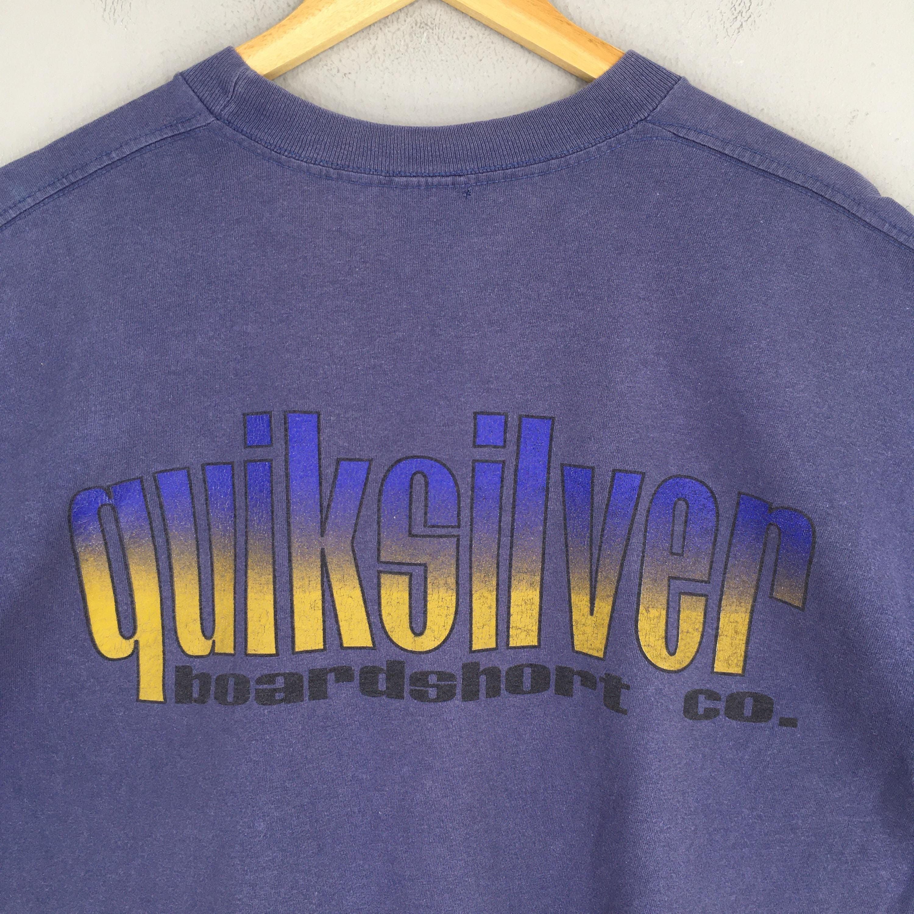 Quiksilver Vintage 90s Quiksilver Boardshort Co Tshirt XLarge Size US XL / EU 56 / 4 - 2 Thumbnail