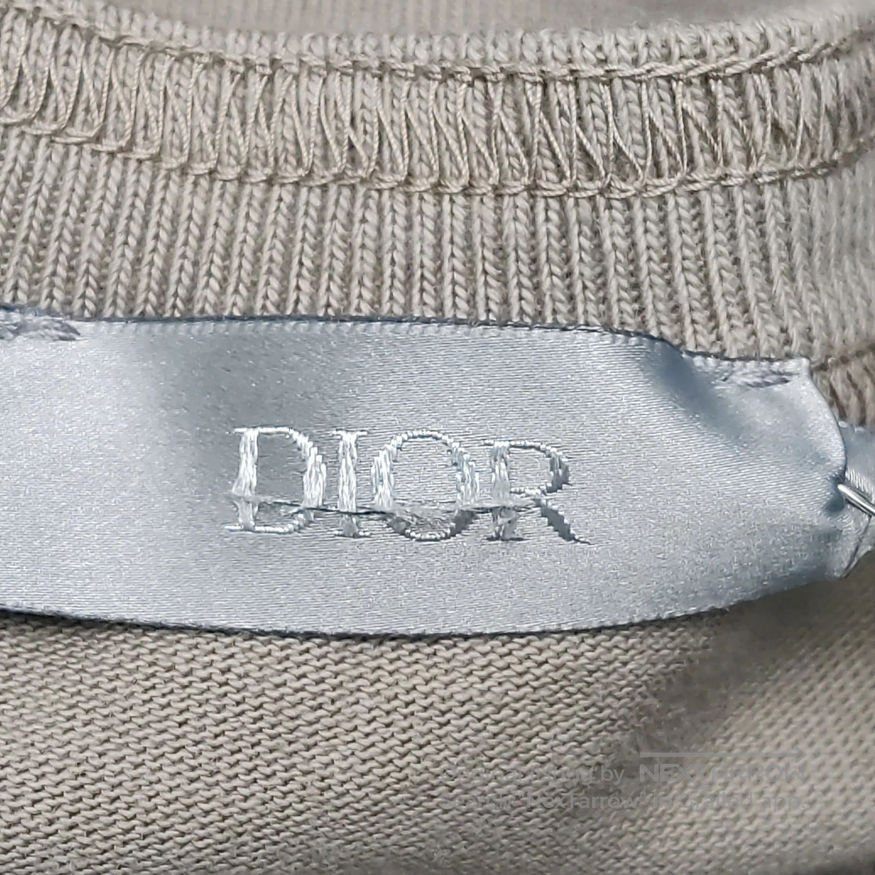 Dior Dior Beige Embroidered Logo T-Shirt M. Size US M / EU 48-50 / 2 - 4 Thumbnail