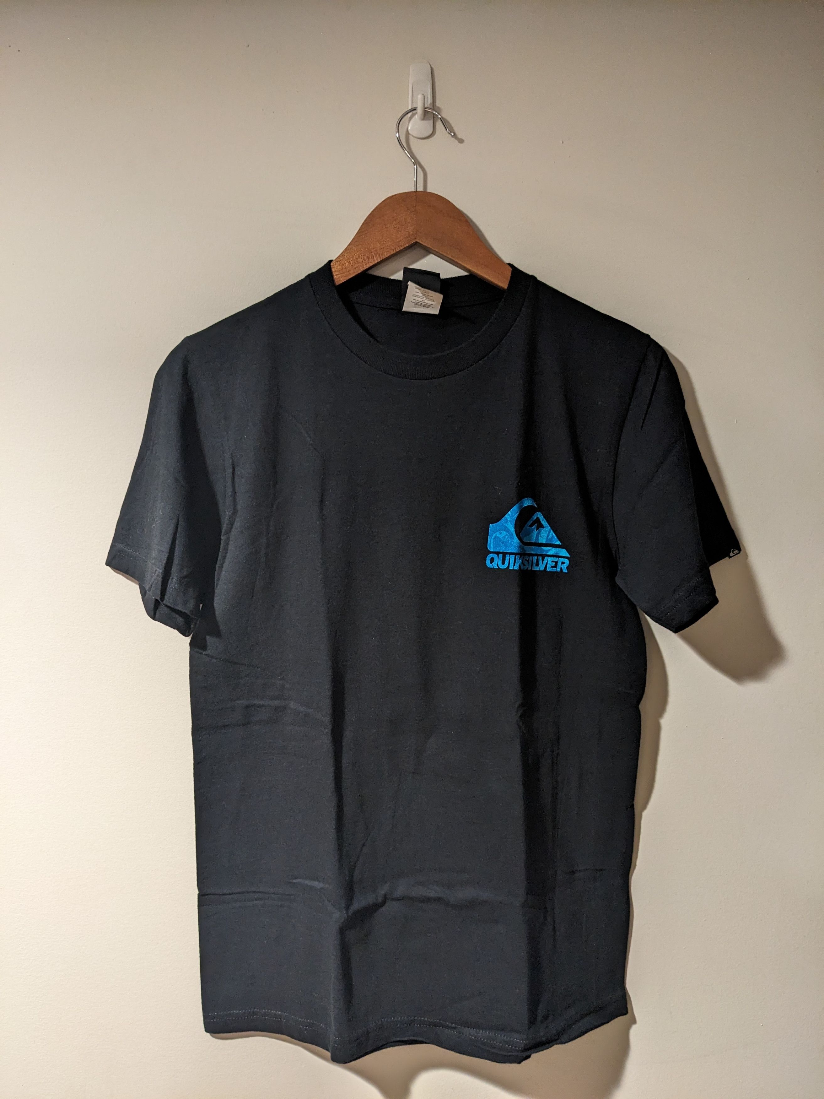 Quiksilver × Vintage Vintage Y2K QuikSilver Spell Out Logo Black Small T-Shirt Size US S / EU 44-46 / 1 - 4 Thumbnail