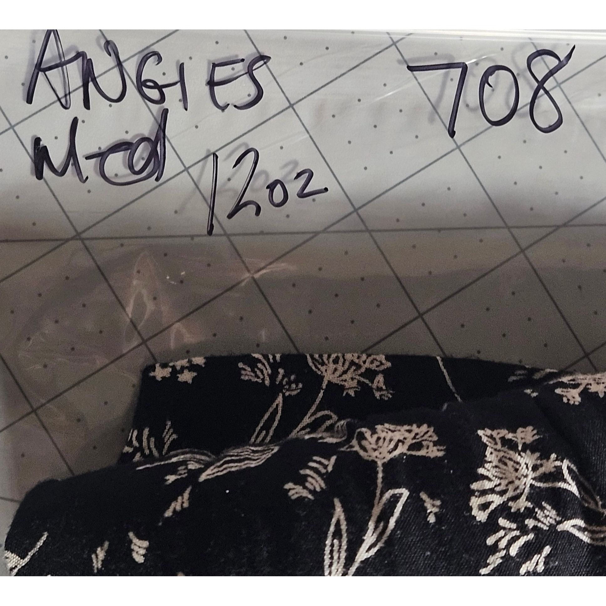 Other Angie Women Floral Shirt Dress Black M Cottagecore Quiet Lux Size M / US 6-8 / IT 42-44 - 7 Thumbnail