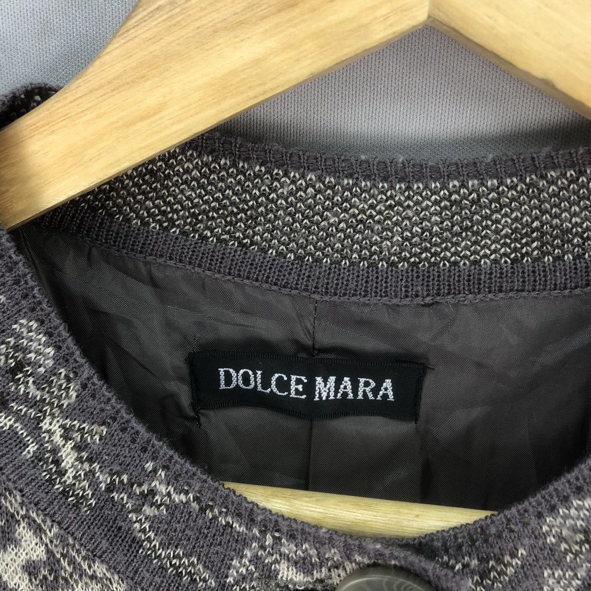 Japanese Brand Dolce Mara Button Up Knit Cardigan Size S / US 4 / IT 40 - 13 Thumbnail