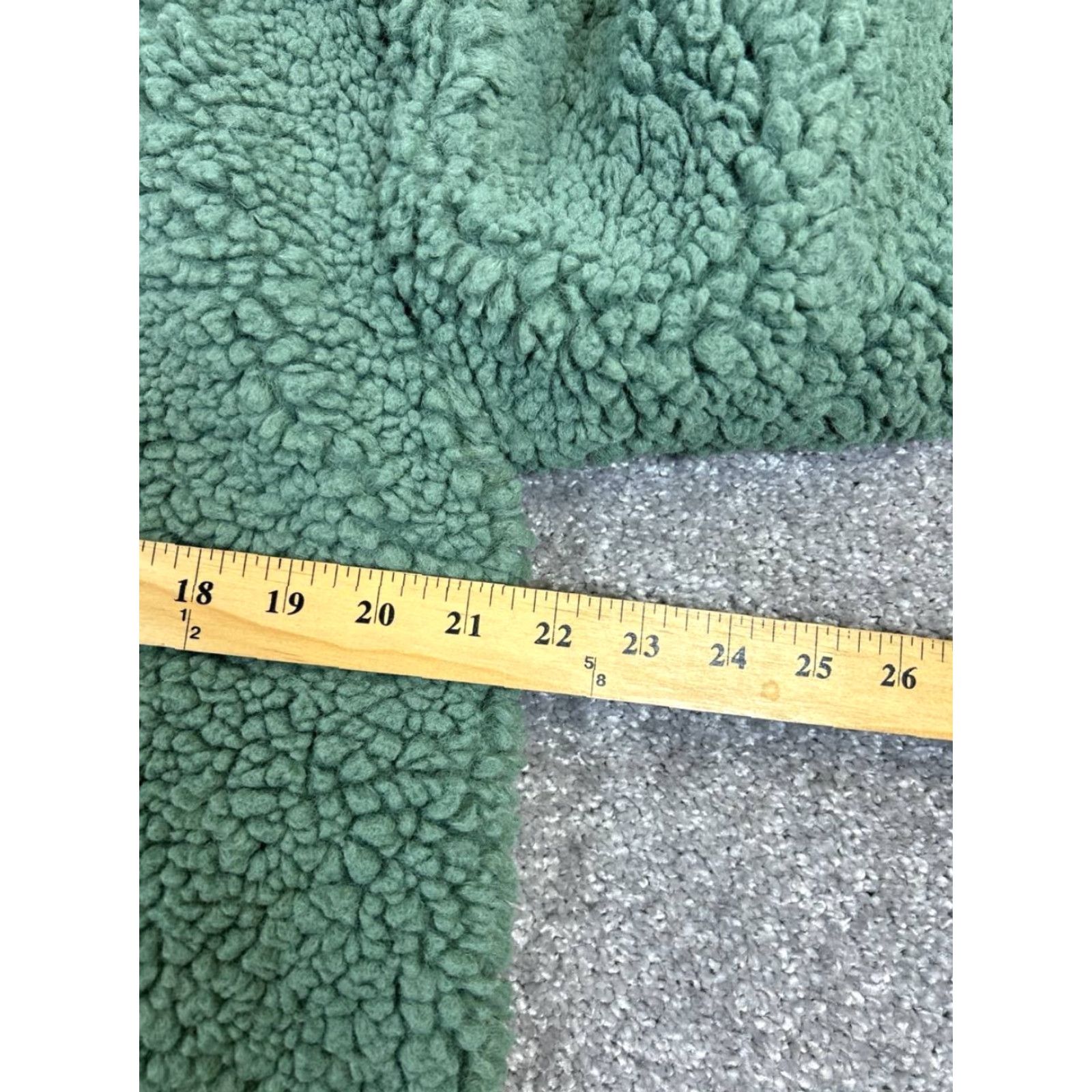 J.Crew J.CREW Jacket Womens Small Green Faux Fur Bomber Fleece Size S / US 4 / IT 40 - 6 Thumbnail
