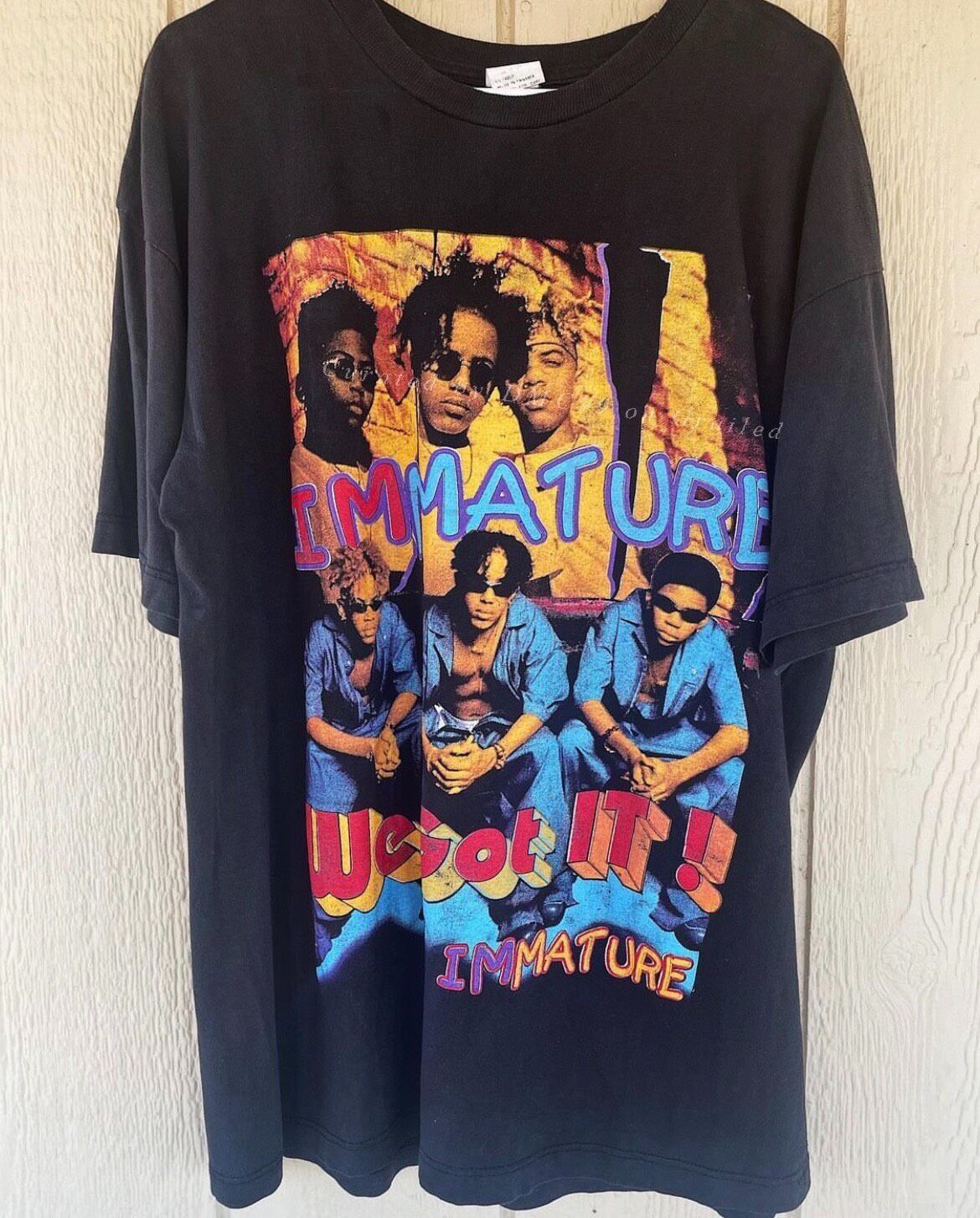 Other Vintage 90s IMMATURE Rap Group Tee Size US M / EU 48-50 / 2 - 1 Thumbnail