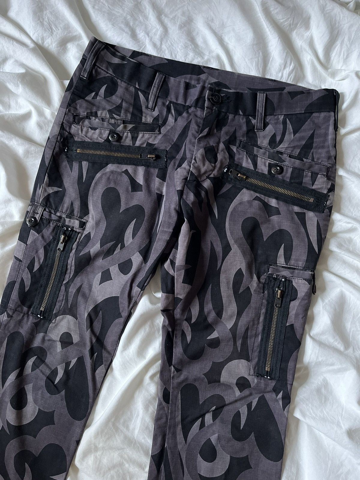 Number (N)ine OG Number Nine Archive heart tribal bontage pants size 3 Size US 32 / EU 48 - 9 Thumbnail
