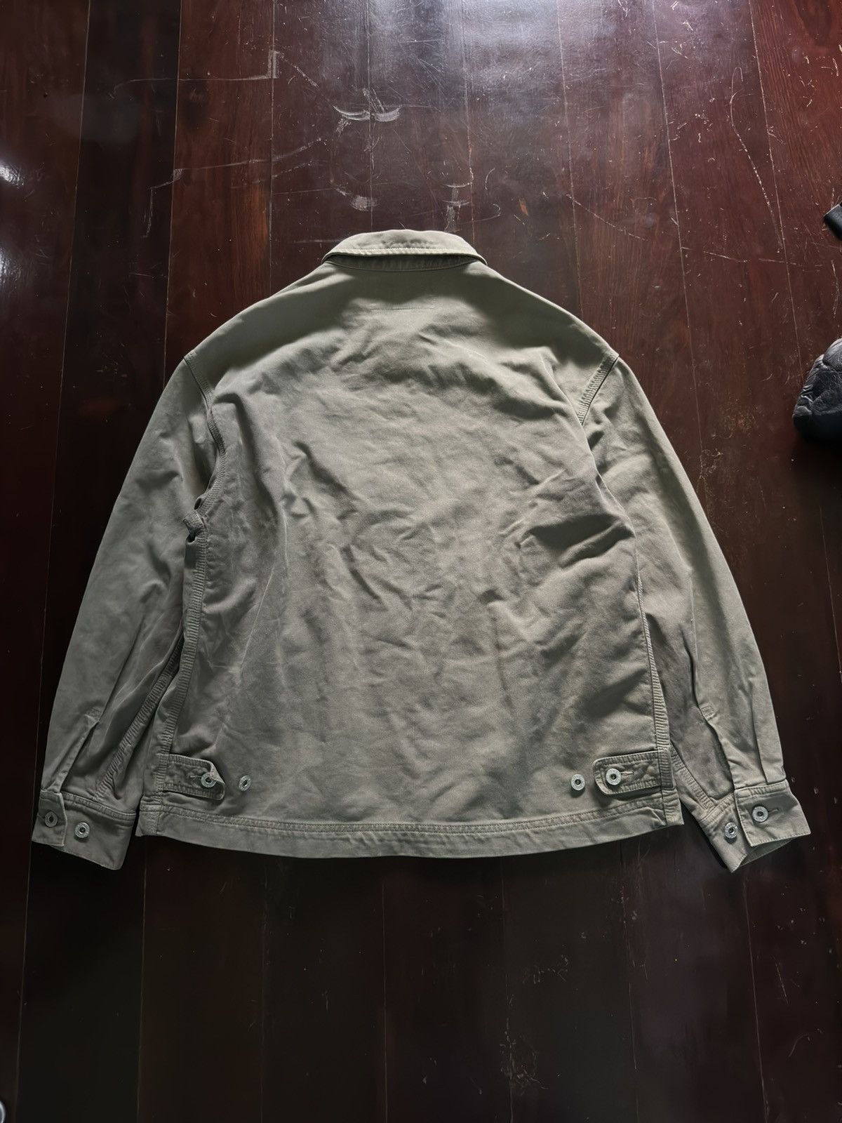 Nigel Cabourn 1980s Nigel Cabourn Chest Embroidery Work Jacket Size US L / EU 52-54 / 3 - 2 Thumbnail